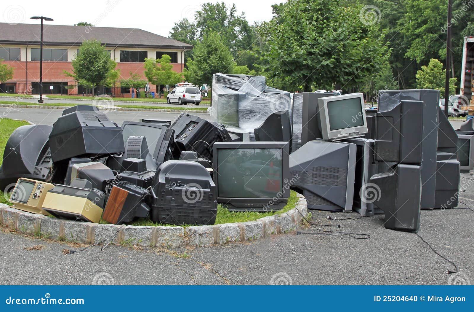 Electronic Recycling Day stock photo. Image of technology 25204640