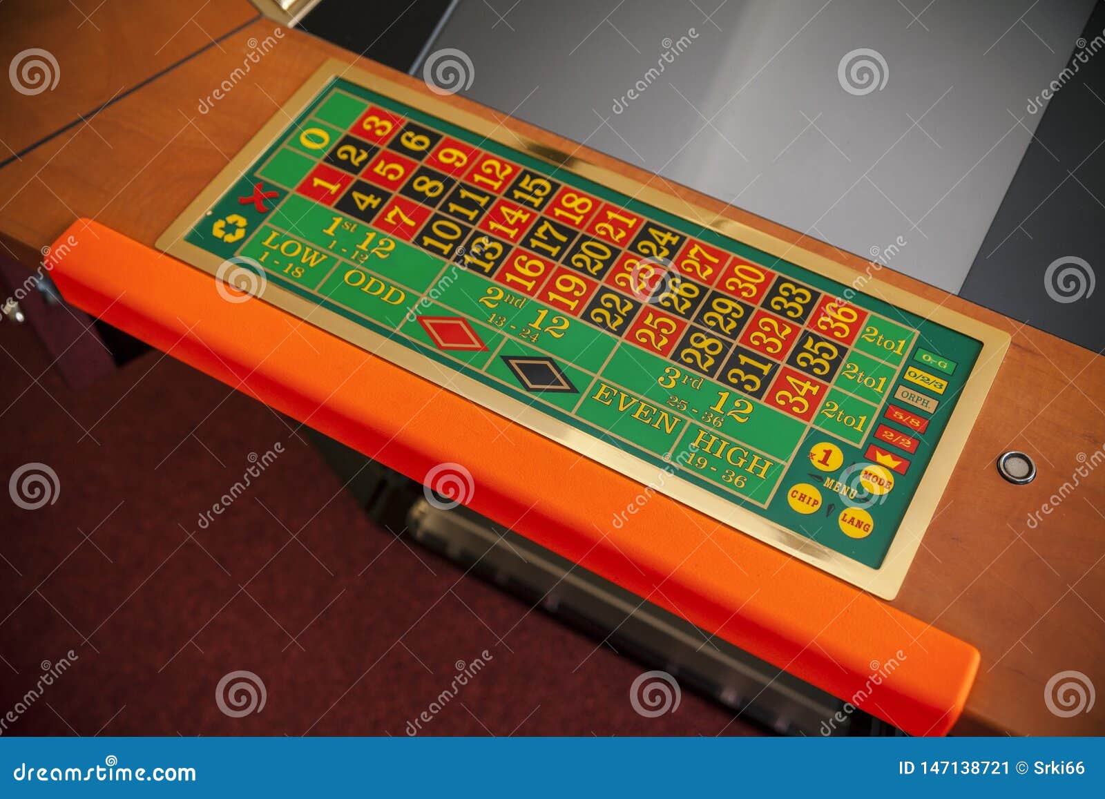 Electronic Roulette in Casino Stock Image Image of gaming, wheel