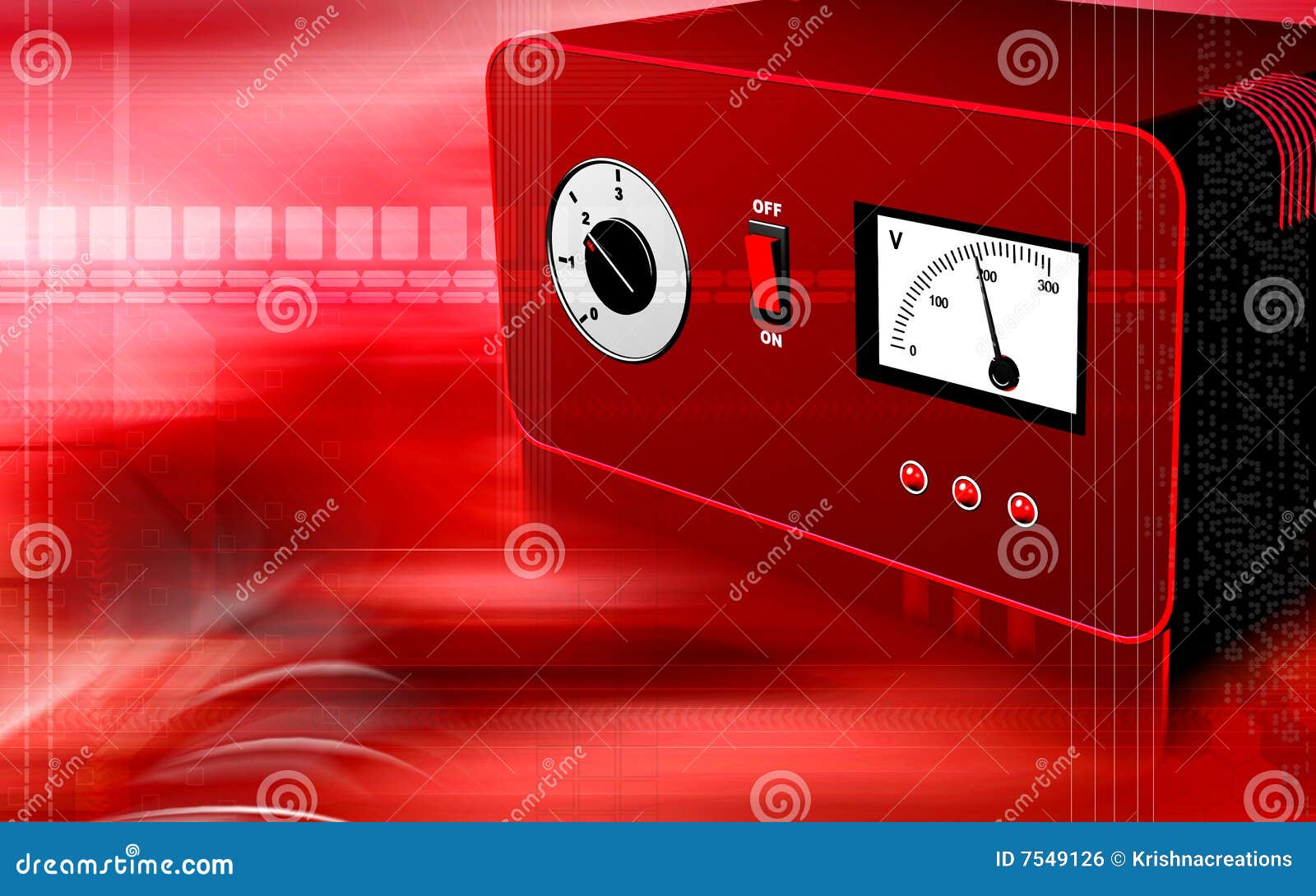Electronic stabilizer stock illustration. Illustration of dimensional