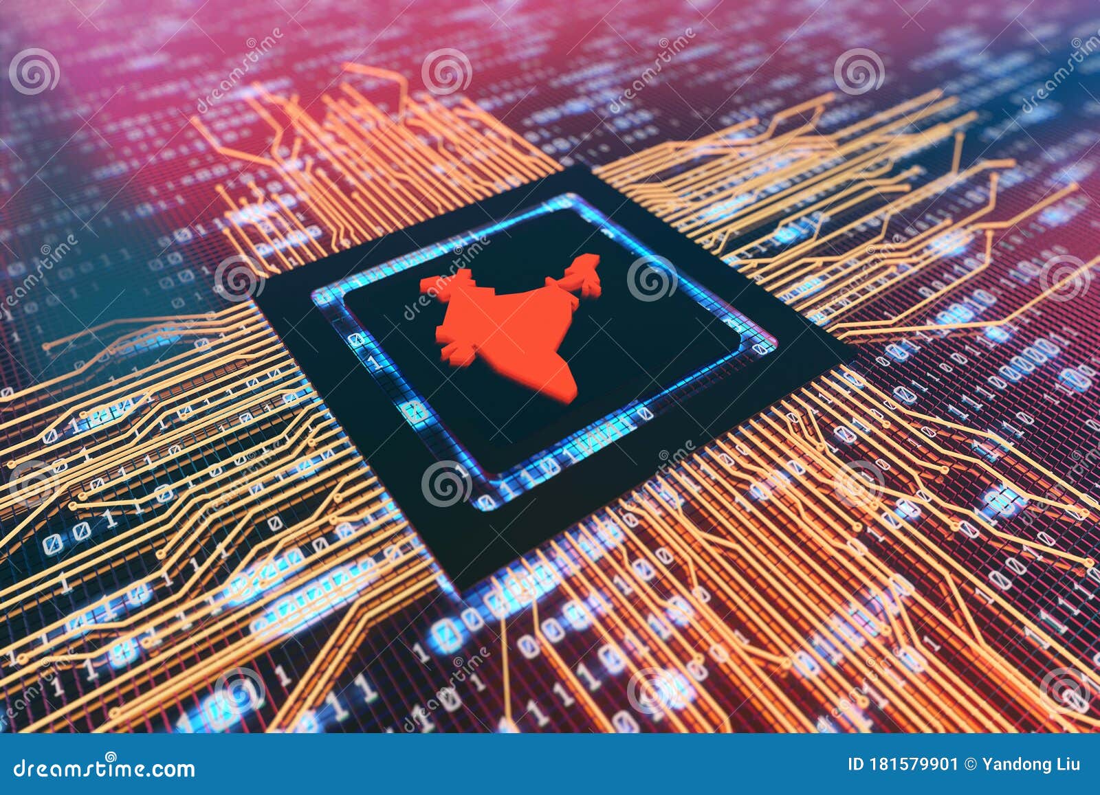Electronic Technology Intelligent Network, India Map and Communication