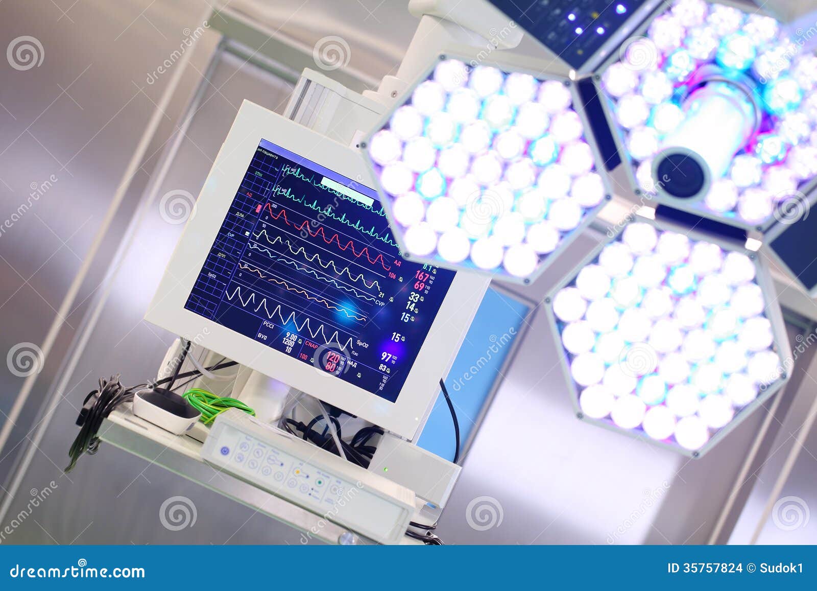 Electronic Technology in Medicine Stock Photo Image of email, dots