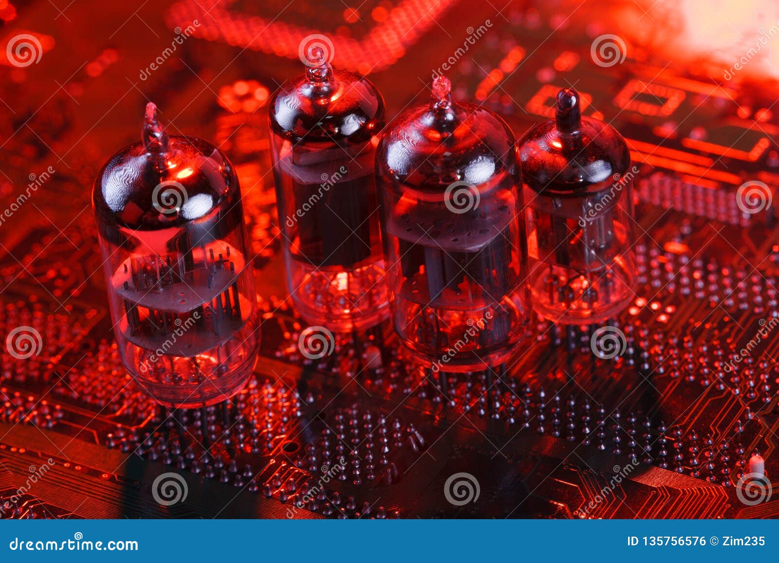 Electronic Vacuum Tube Stock Image 45371881