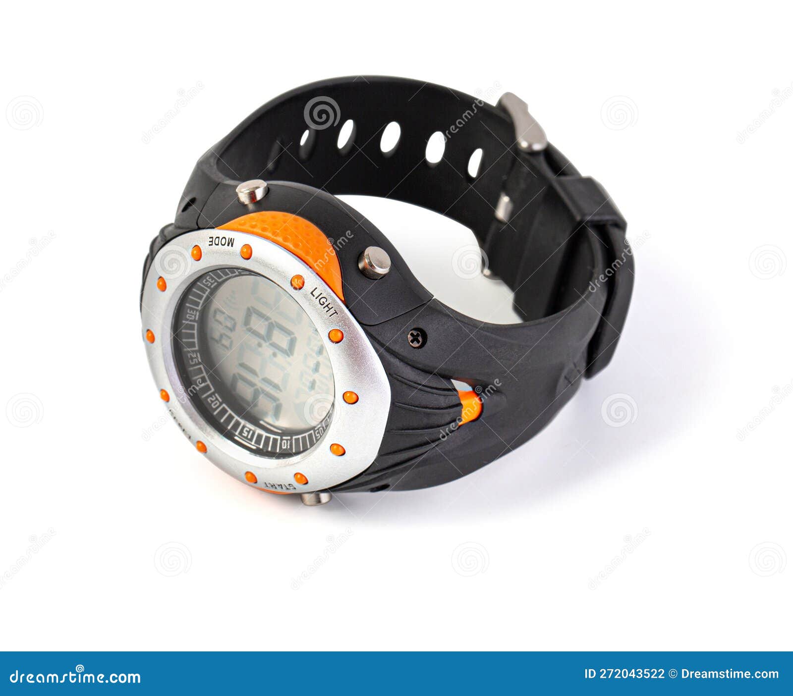 Electronic Wrist Waterproof Watch Stock Photo Image of quartz, macro