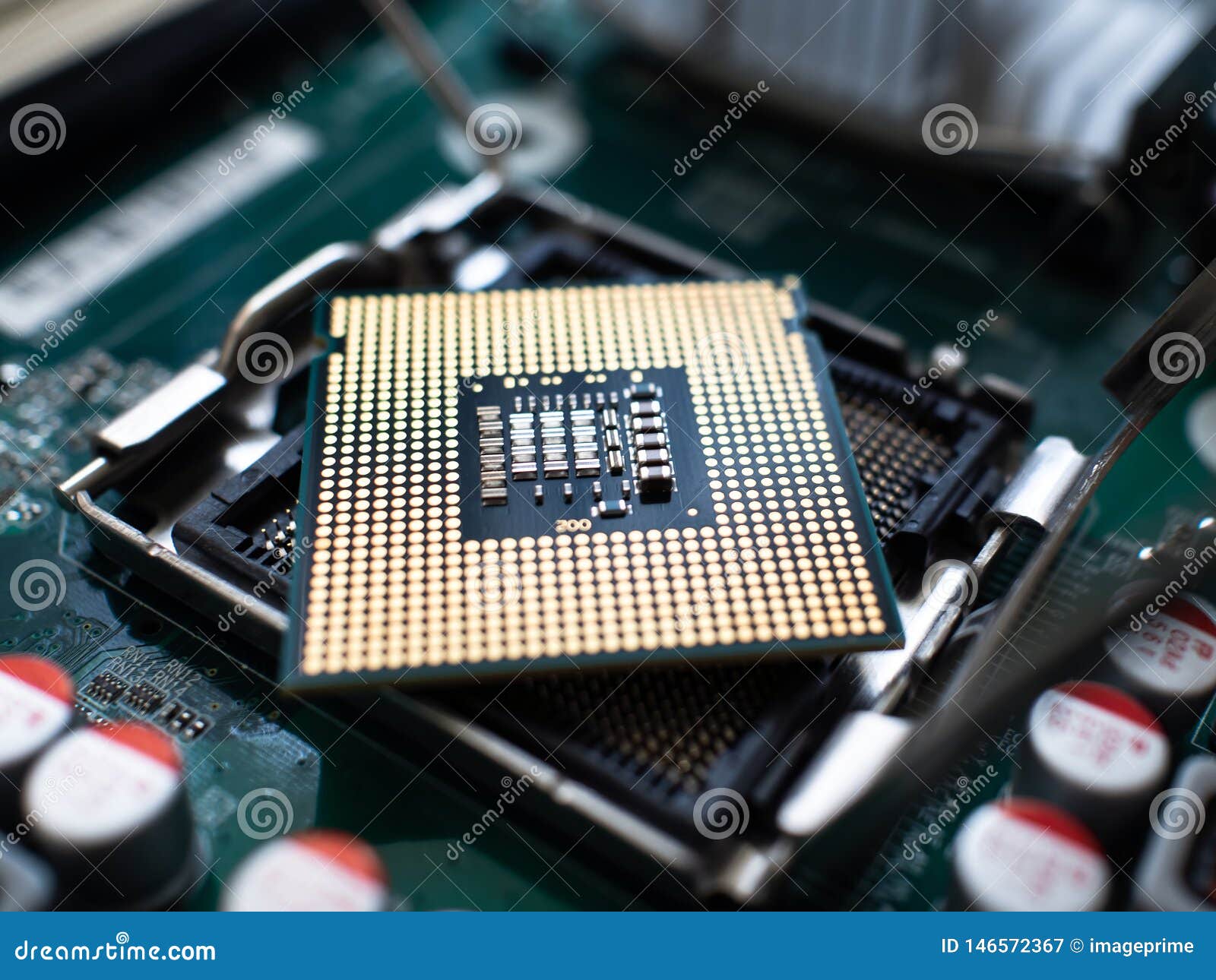 Electronics Technology Silicon CPU Microprocessor Stock Image - Image of  electronics, technology: 146572367