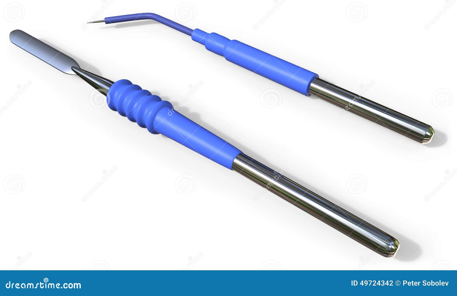 Electrosurgery electrodes stock illustration. Illustration of