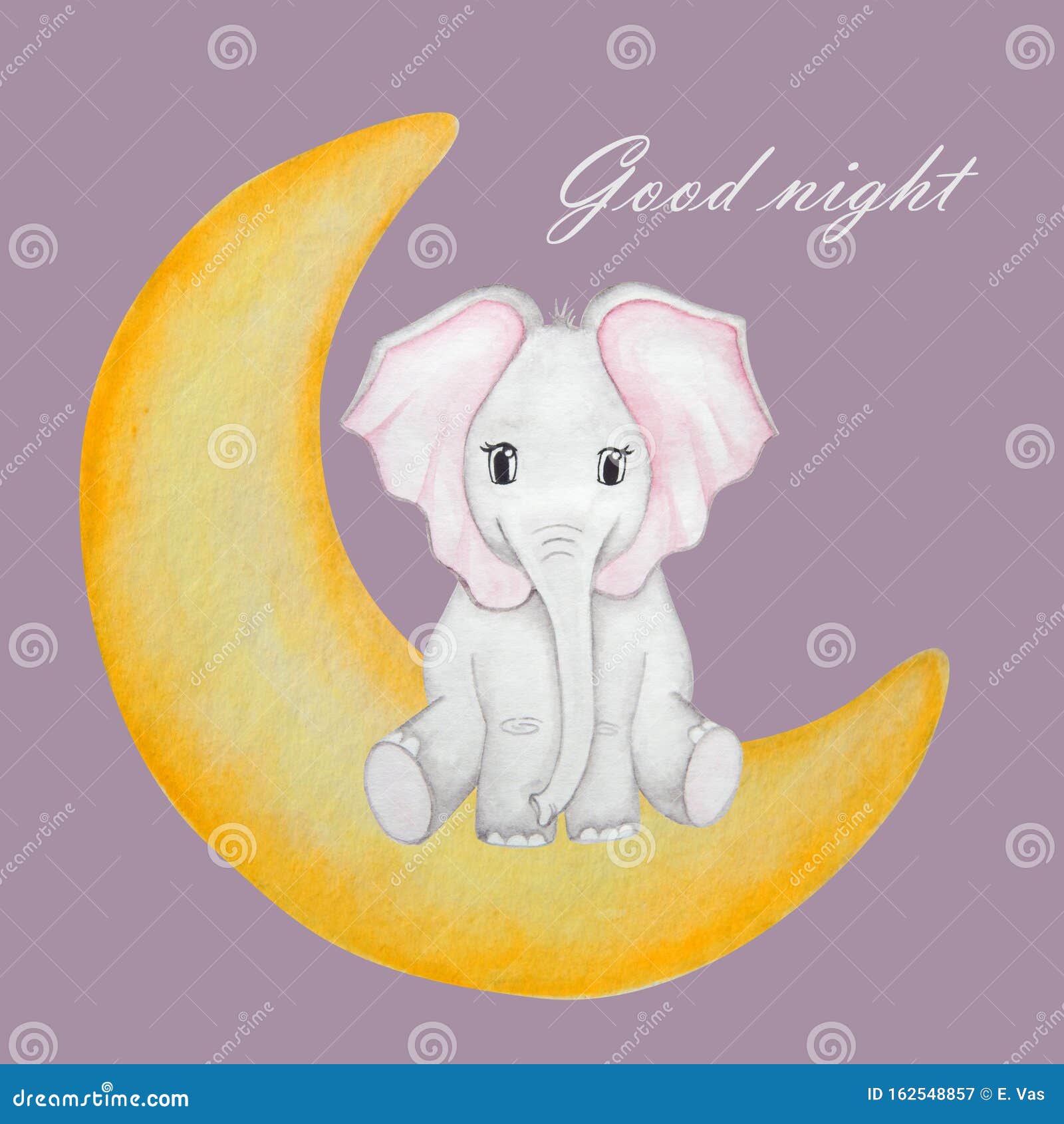 Elefante Lindo En La Flor De La Luna Buenas Noches Stock de ilustración - Ilustración de luna, textil: 162548857 Elefante Lindo En La Flor De La Luna Buenas Noches Stock de ilustración - Ilustración de luna, textil: 162548857