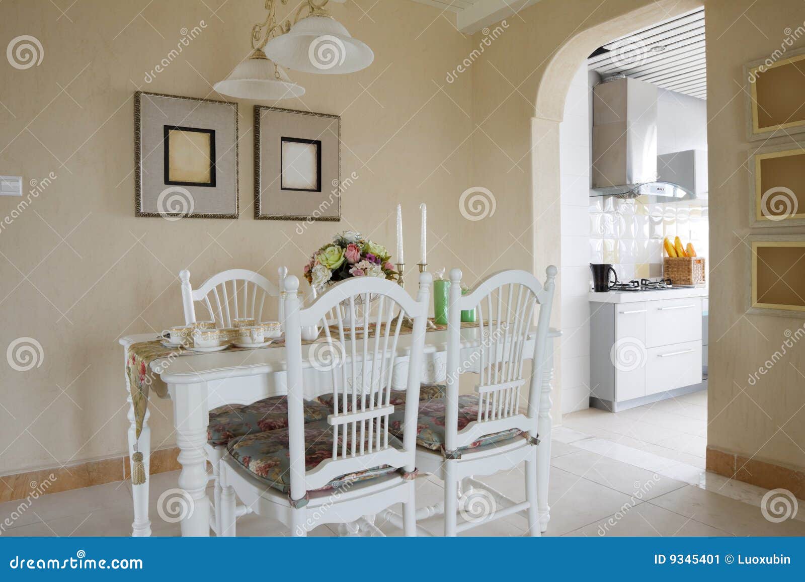 the elegance dining-room interior