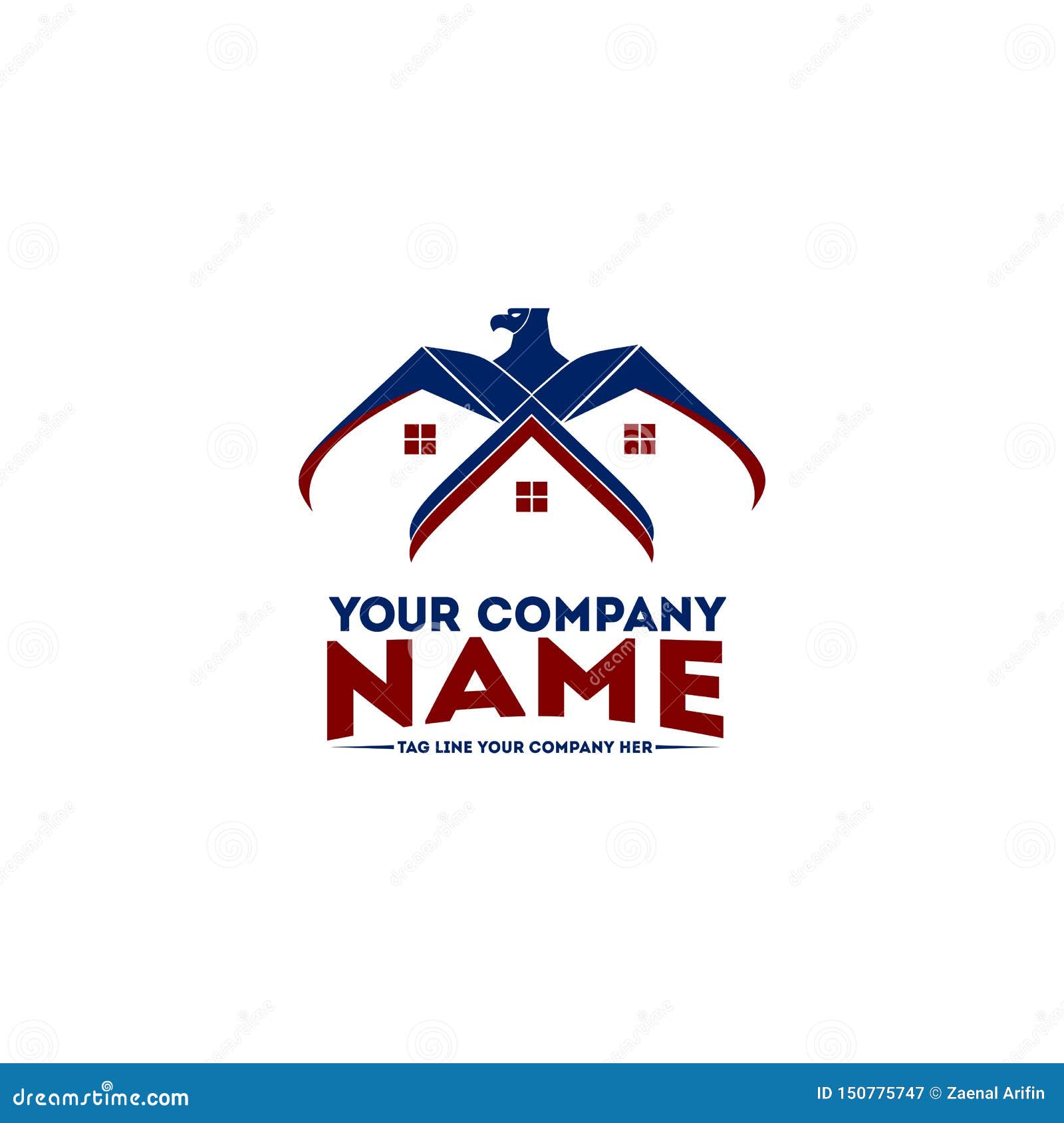 Elegance Logo Eagle Real Estate Company 库存例证 插画 包括有 办公室, 家庭 150775747