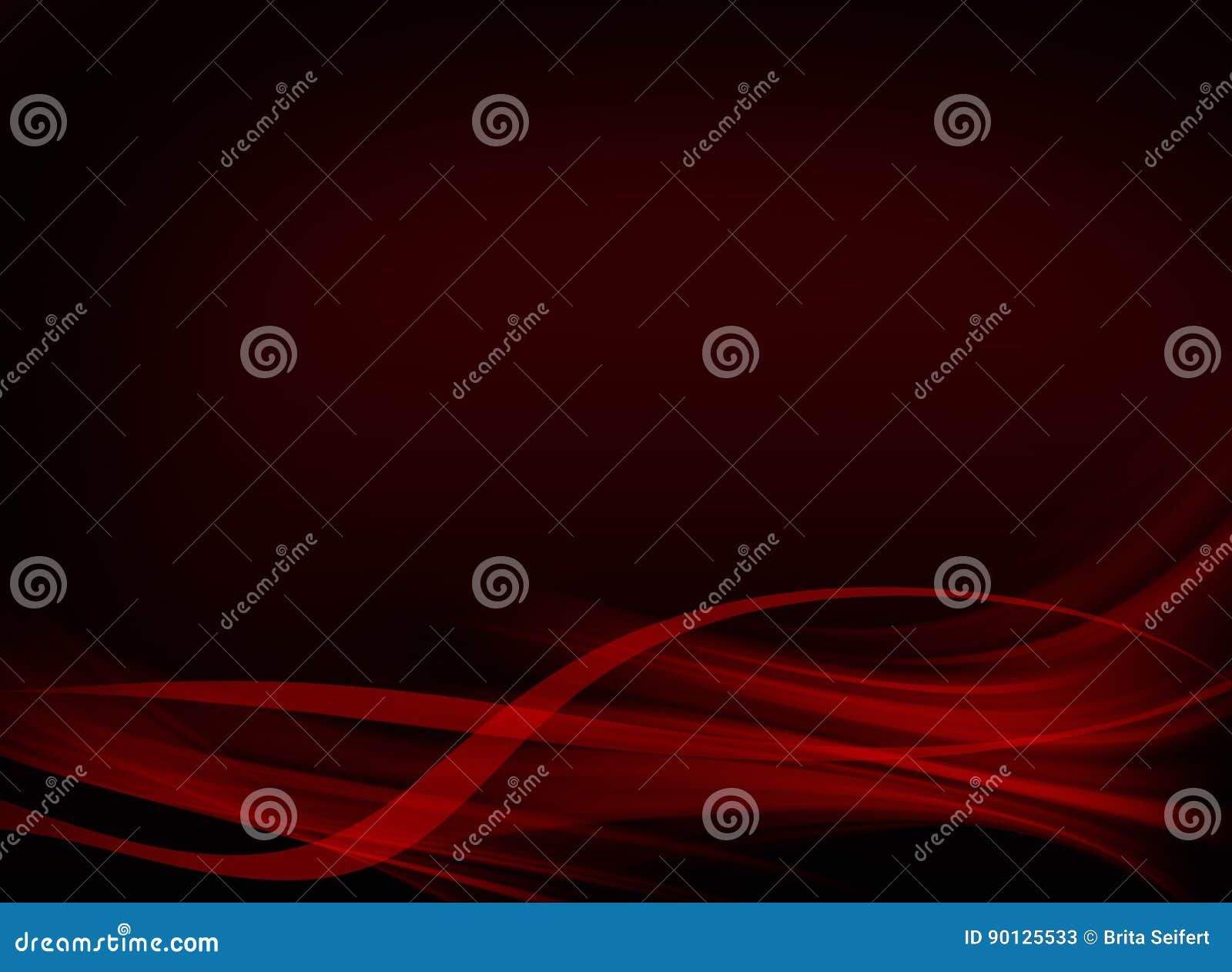 Elegant Black and Red Background Design Stock Illustration