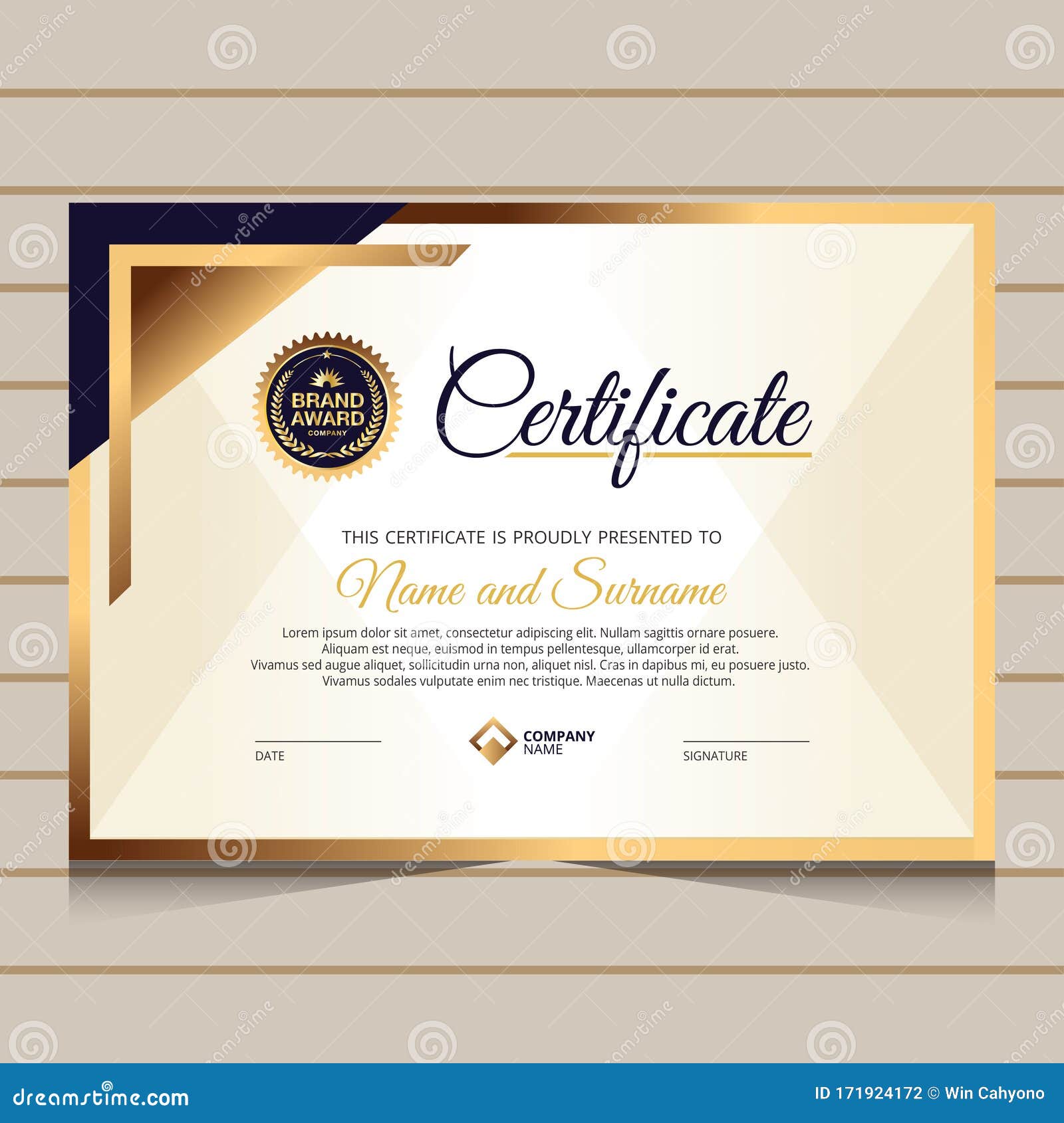 Graduation Certificate Template from thumbs.dreamstime.com