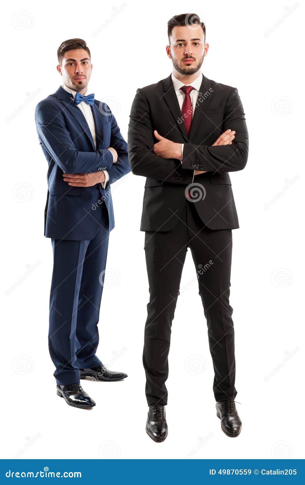 Elegant Business Men Wearing Expensive Suits Stock Image - Image of ...