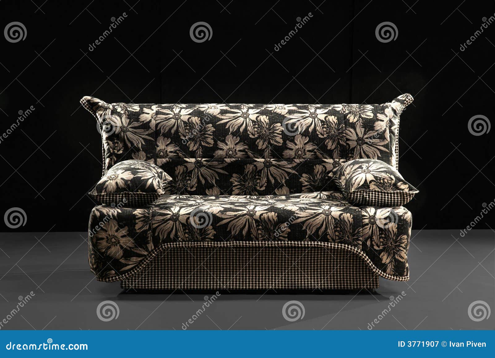 Elegant comfortable sofa stock image. Image of indoors 3771907