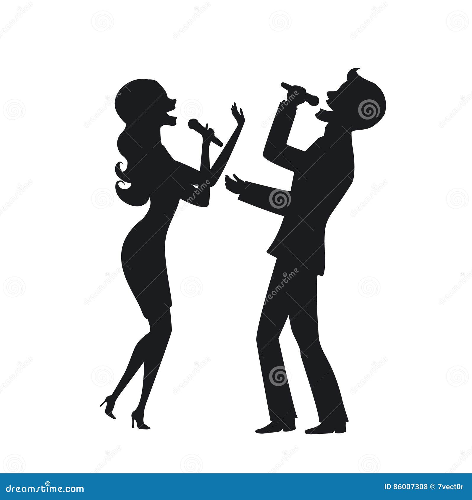 Elegant Couple Dancing Together Man Woman Lovers Modern Restaurant ...