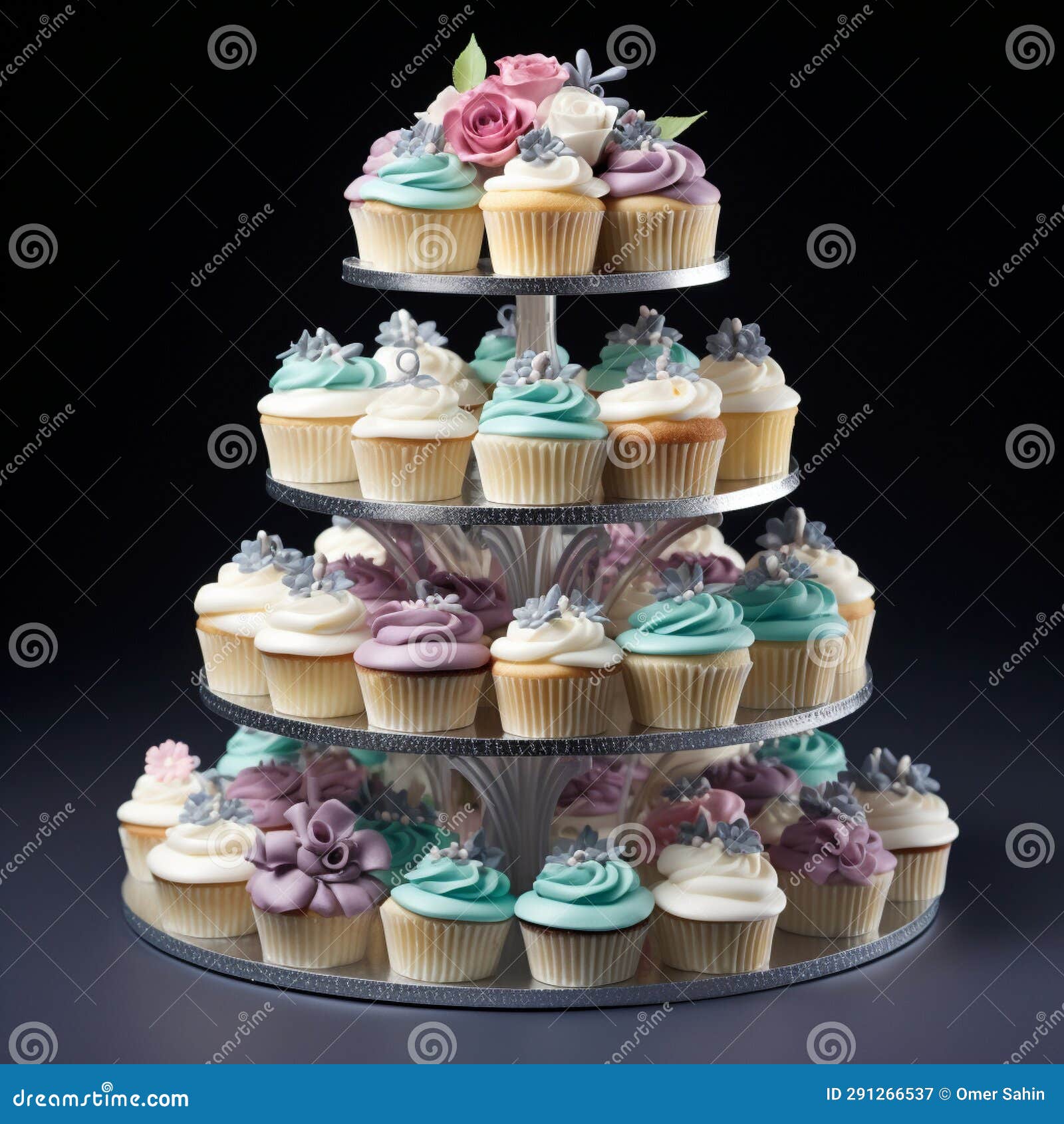 Elegant Cupcake Tower with Decadent and Indulgent Cupcake Creations Stock  Illustration - Illustration of sites, visually: 291266537, image size:1600x1690