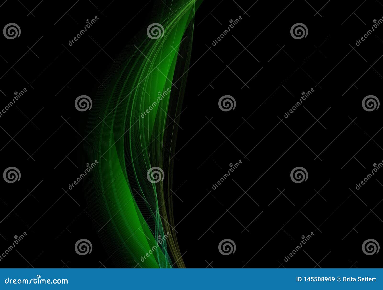 Elegant Dark Green Abstract Background Design with Space for Your Text Stock Image Image of