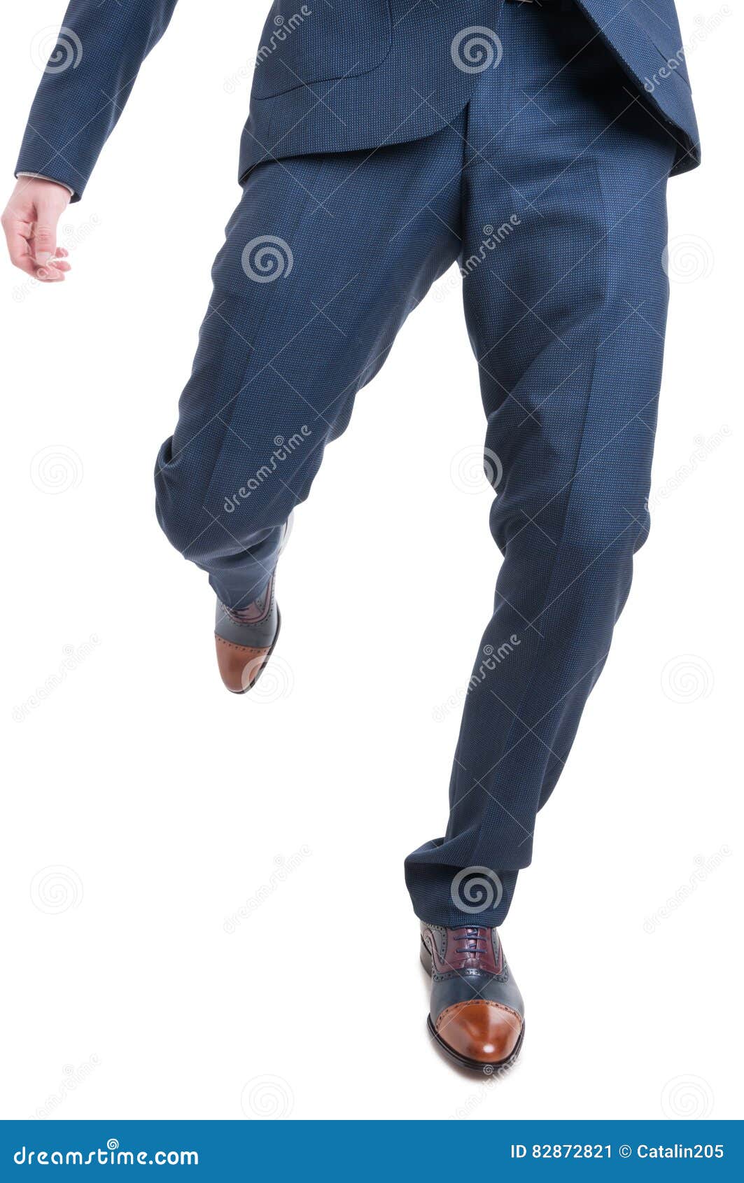 Elegant And Fashionable Shoe View Of Man Walking Stock Image - Image of ...