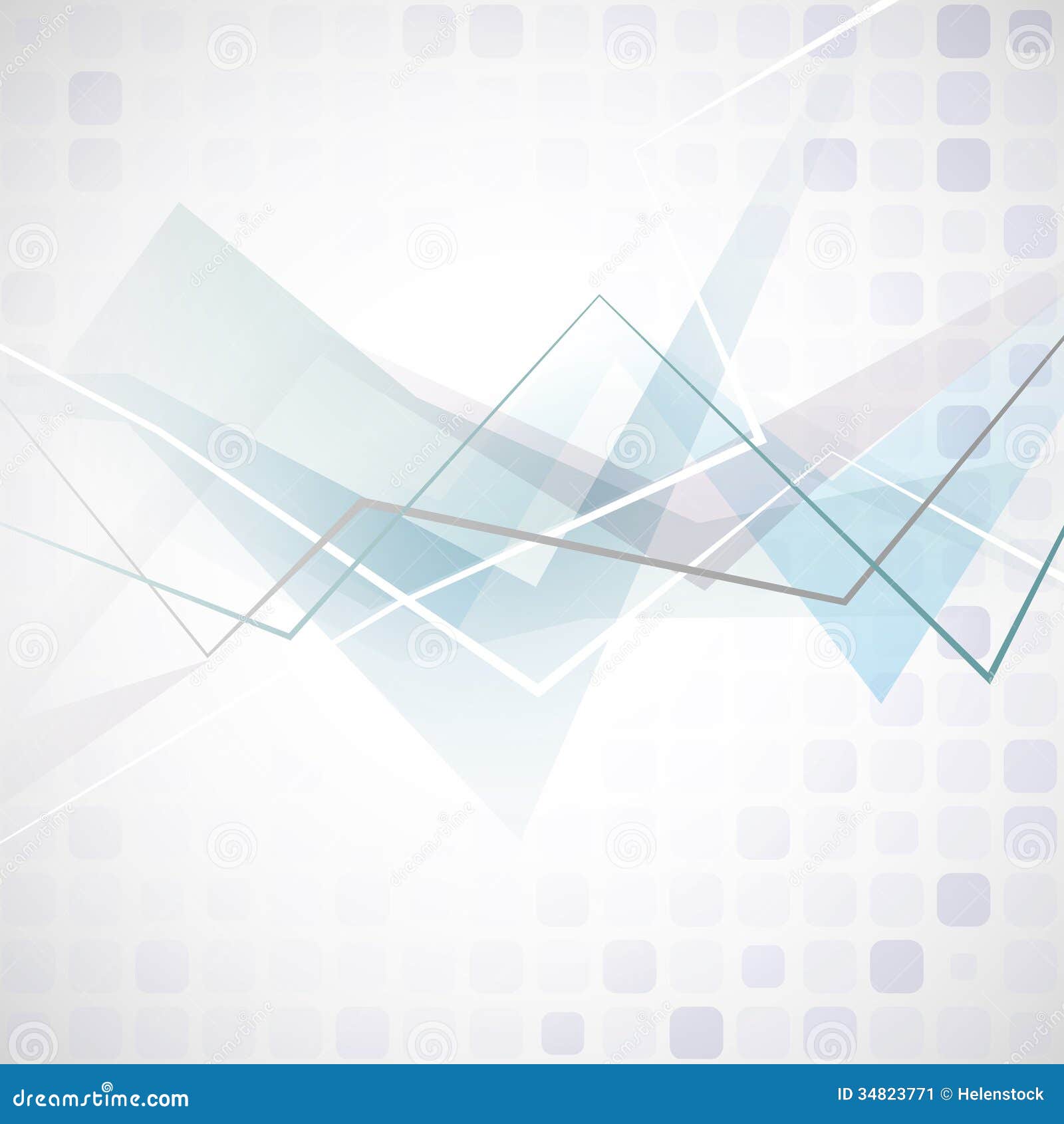 Elegant Geometric Blue Background. Stock Vector - Illustration of lines