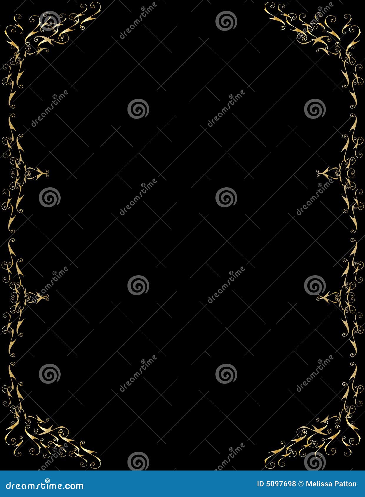 Elegant Gold Black Background Stock Vector - Illustration of delicate