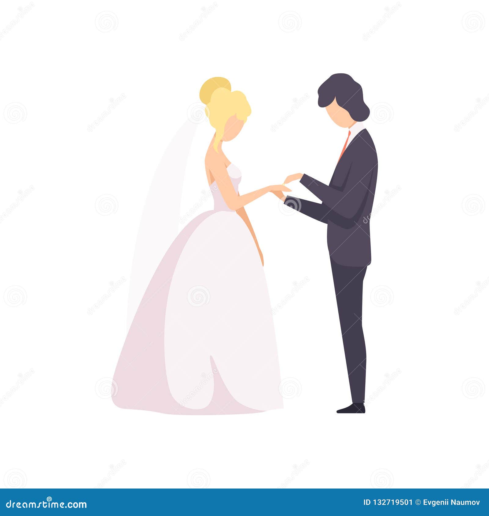 Engagement and Wedding Rings Invitation Card Stock Illustration -  Illustration of invite, vector: 237222659