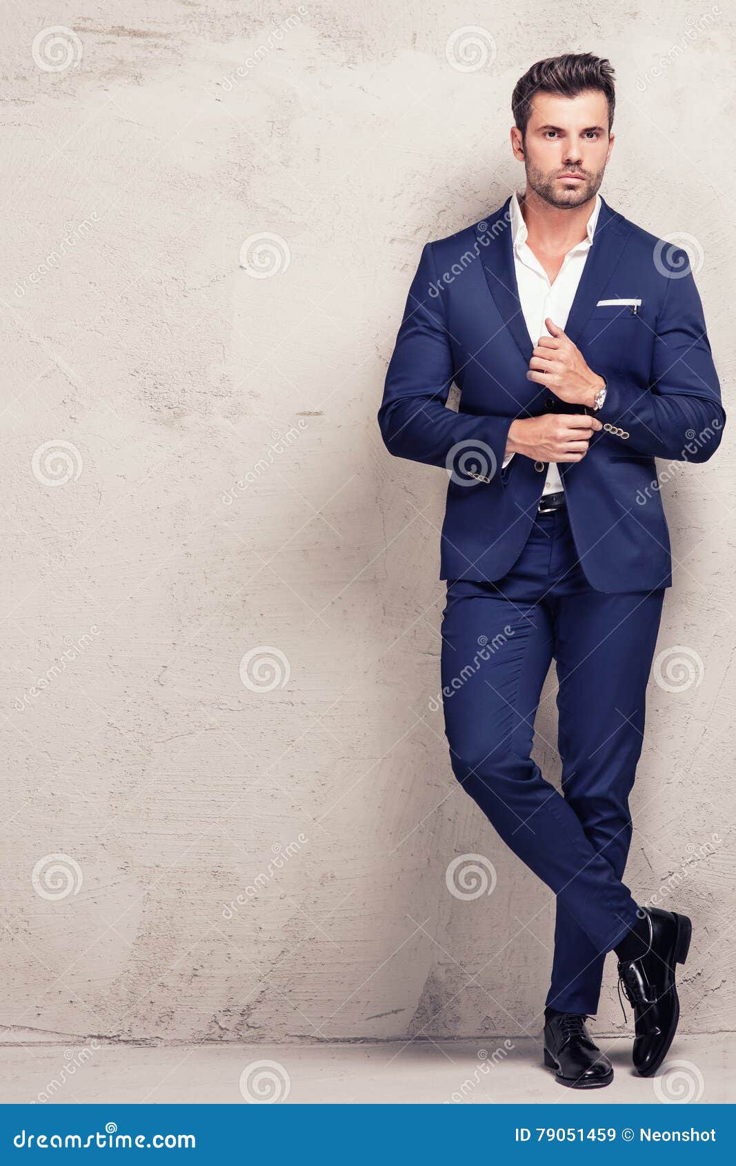 Successful Black Businessman In Suit Posing Stock Photo | Slidesbase