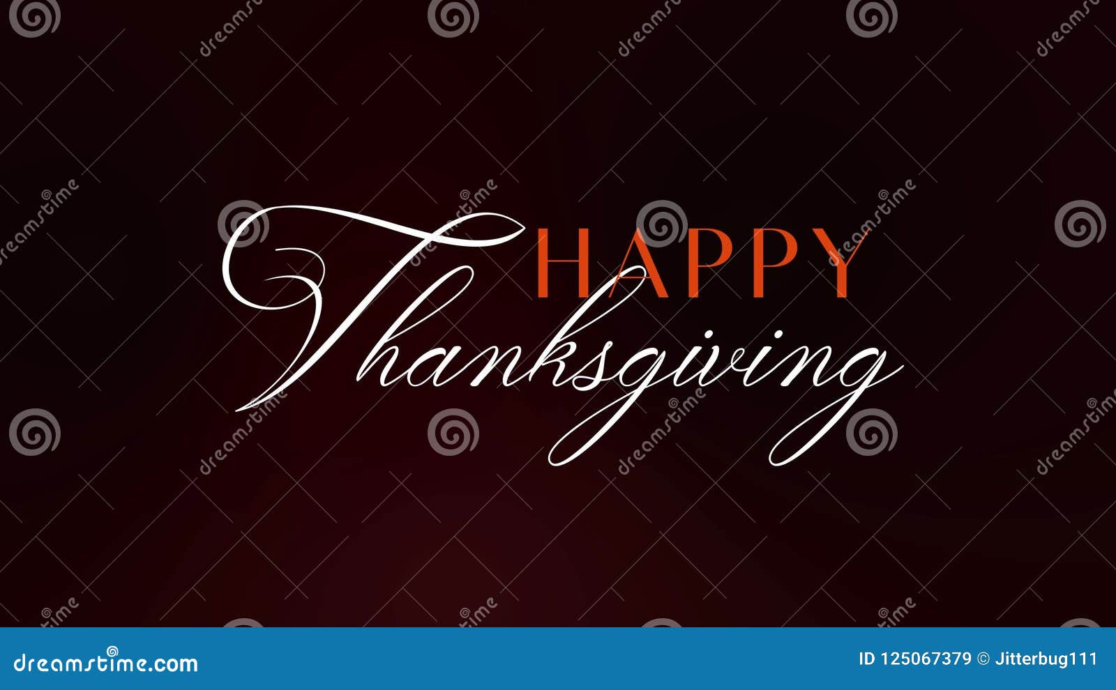 Elegant Happy Thanksgiving Script Animation Stock Video Video Of