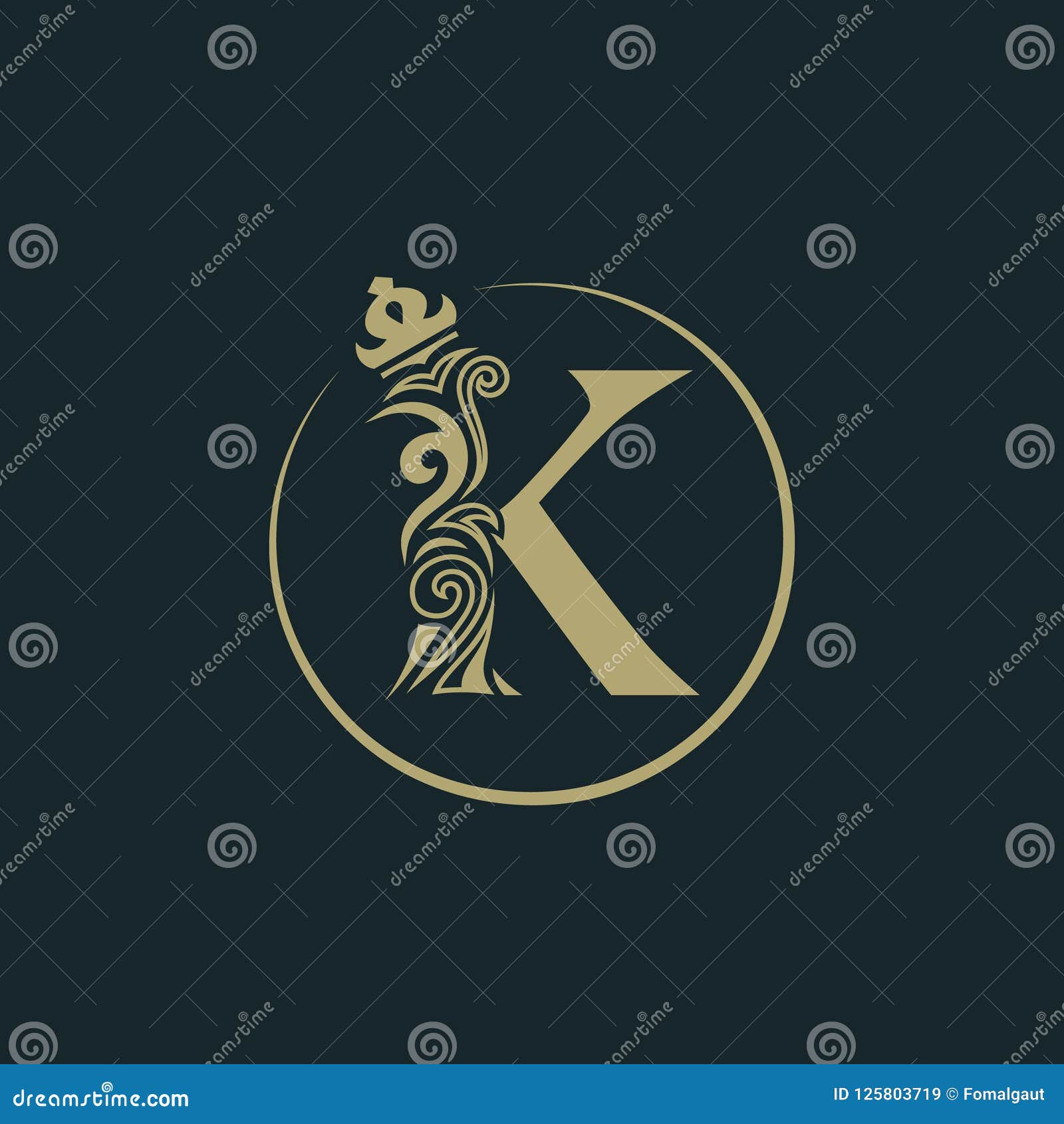 12+ Letter K With A Crown / Crown Laurel Wreath And The Monogram Letter