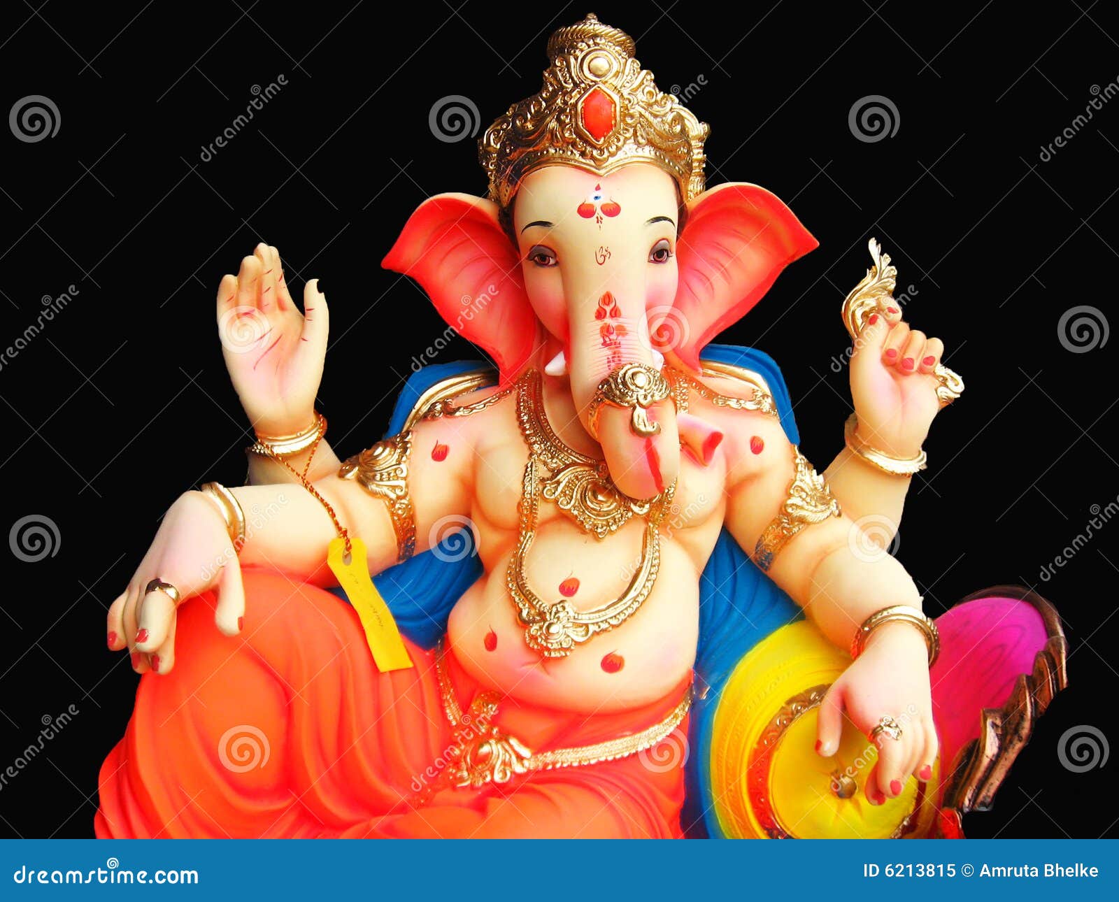 Elegant Lord Ganesha stock image. Image of sitting, decor - 6213815