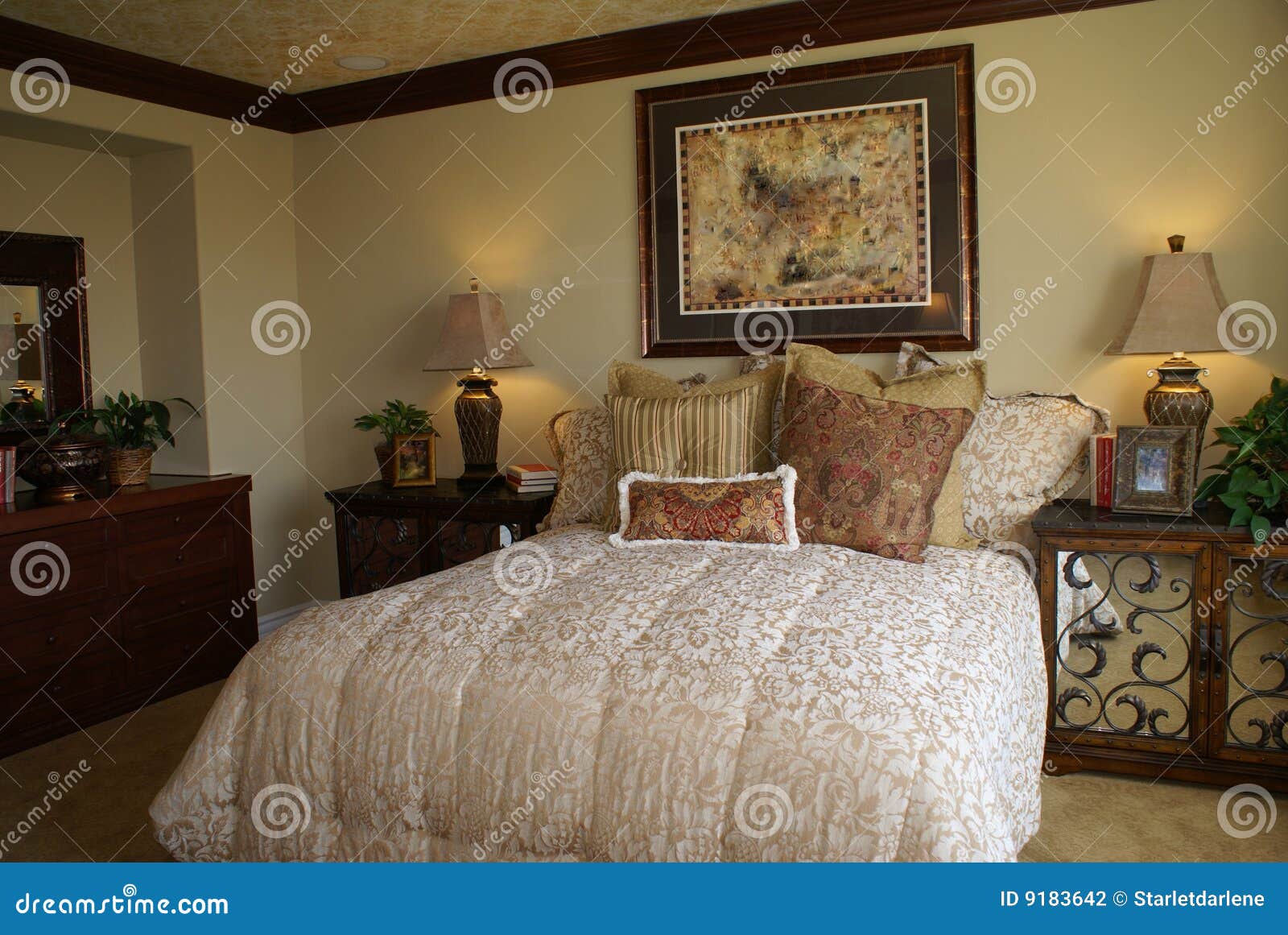 Elegant Master Bedroom Stock Photo Image Of Sleeping 9183642