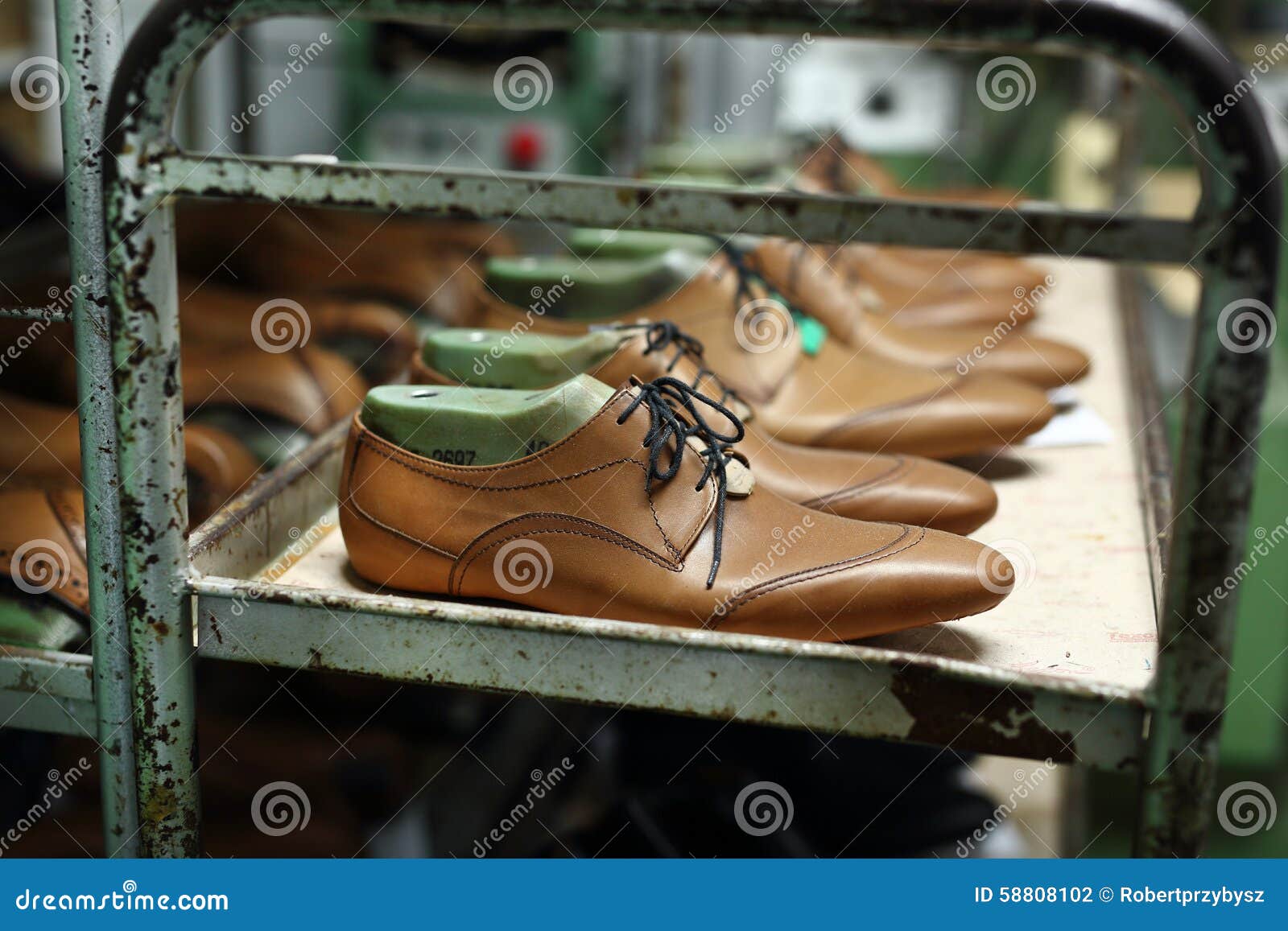 Elegant Men S Shoes Made To Measure Stock Photo Image Of Cobbler