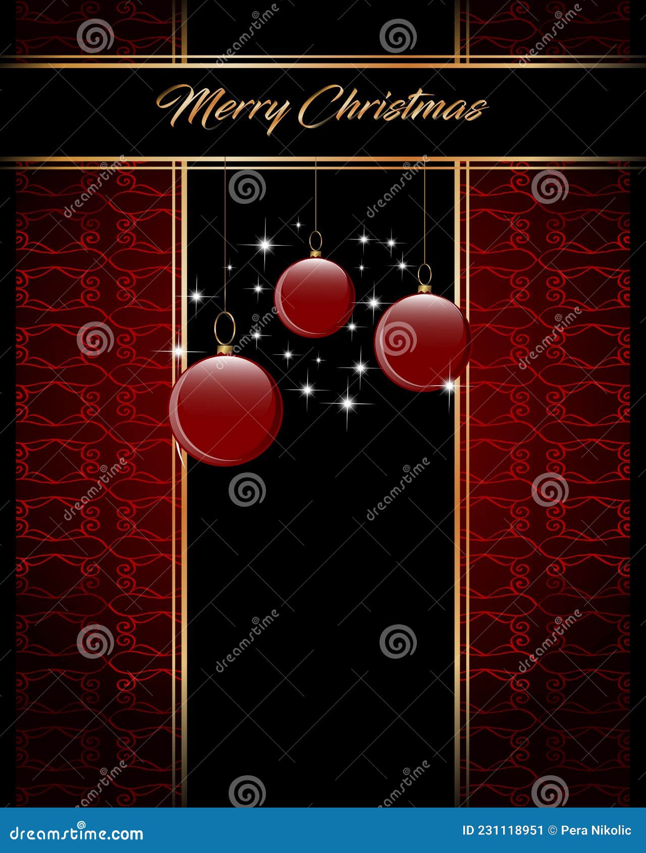 2022 Elegant Merry Christmas Background with Vintage Seamless Wallpaper.  Stock Vector - Illustration of present, background: 231118951
