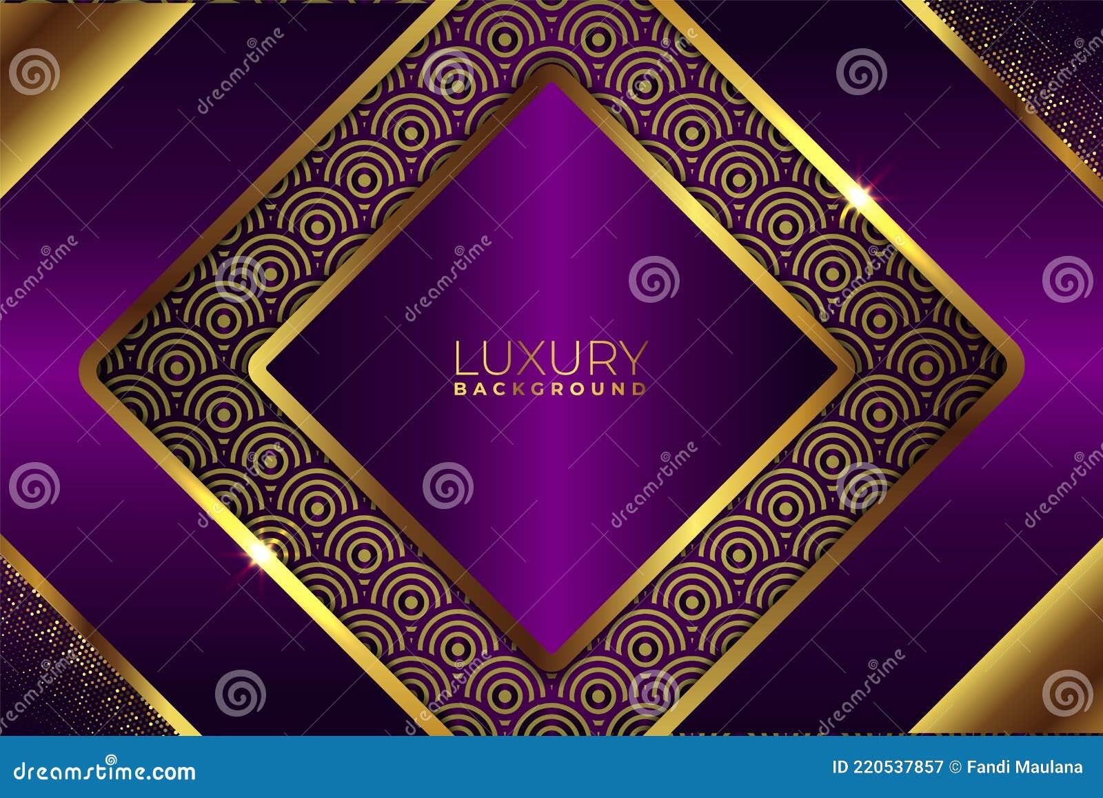 Elegant Modern Luxury Purple and Glow Golden Royal Background Stock Vector  - Illustration of classic, background: 220537857