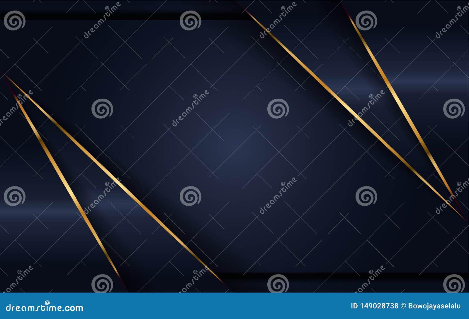 Elegant Navy Blue Background with Overlap Layer Stock Vector