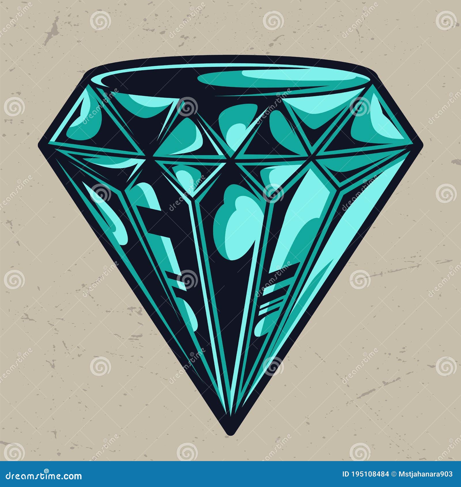 Elegant Perfect Colorful Diamond Template Stock Vector Illustration Elegant Perfect Colorful Diamond Template Stock Vector Illustration