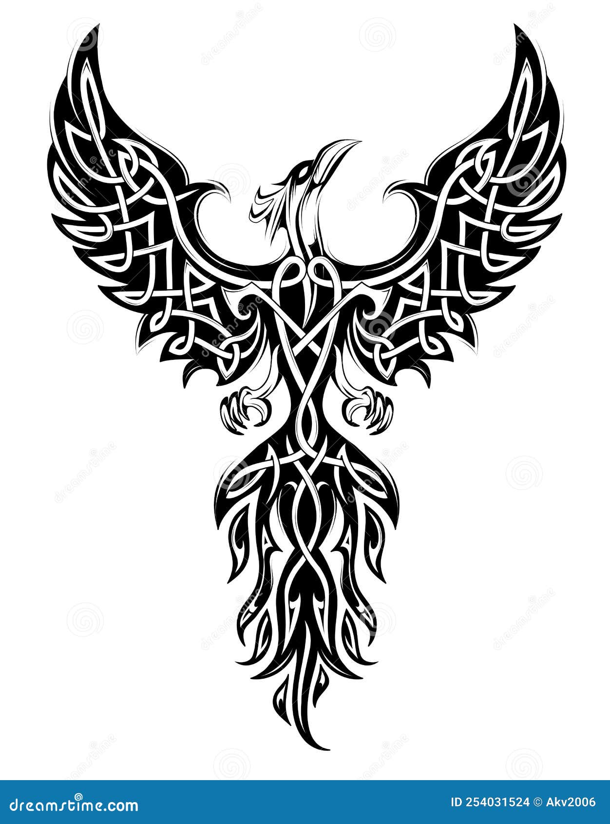 330 Tribal Phoenix Tattoo Designs Illustrations RoyaltyFree Vector  Graphics  Clip Art  iStock