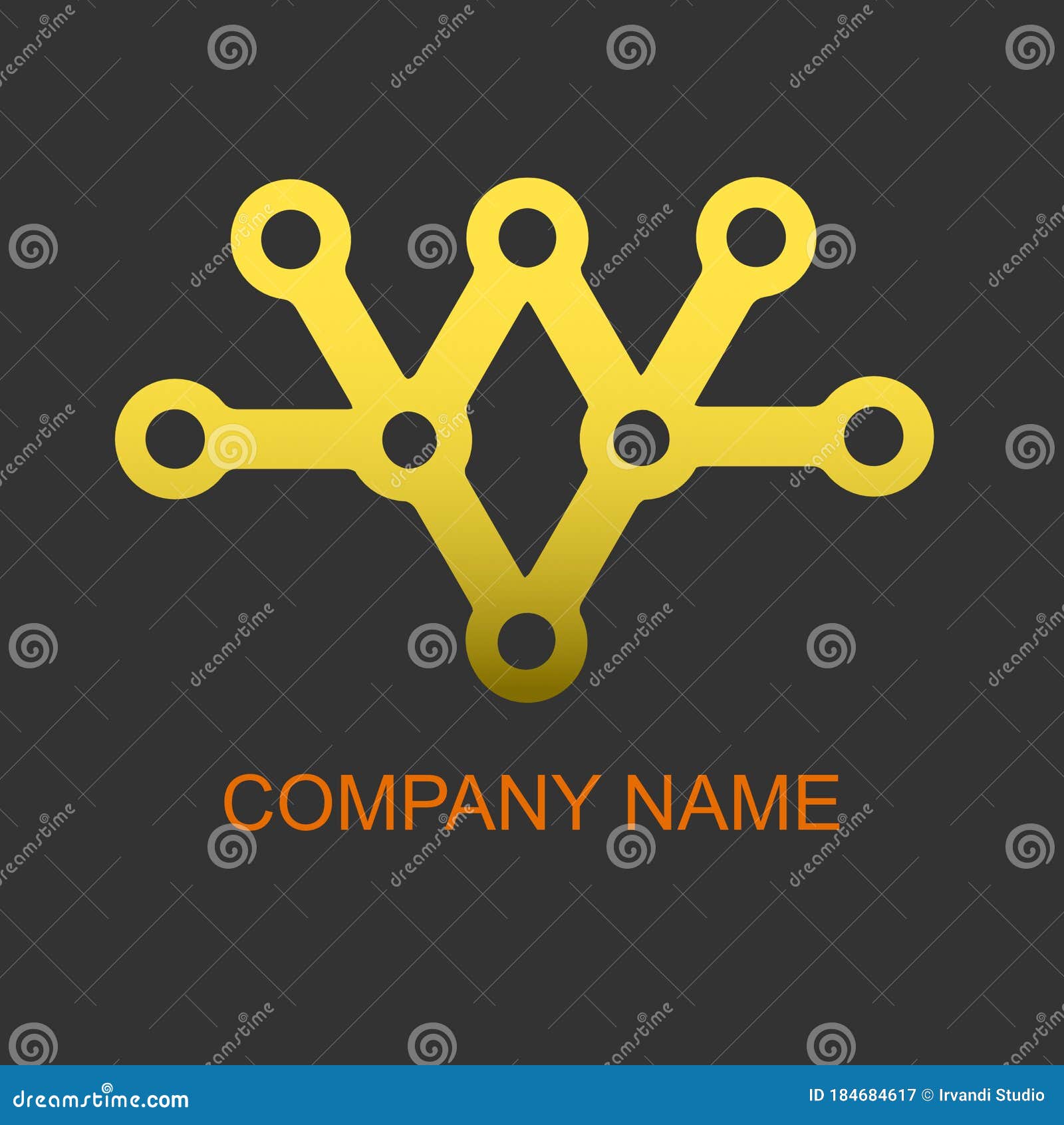 Elegant Premium Gold Logo in Black Background Stock Image Illustration of gold, text 184684617