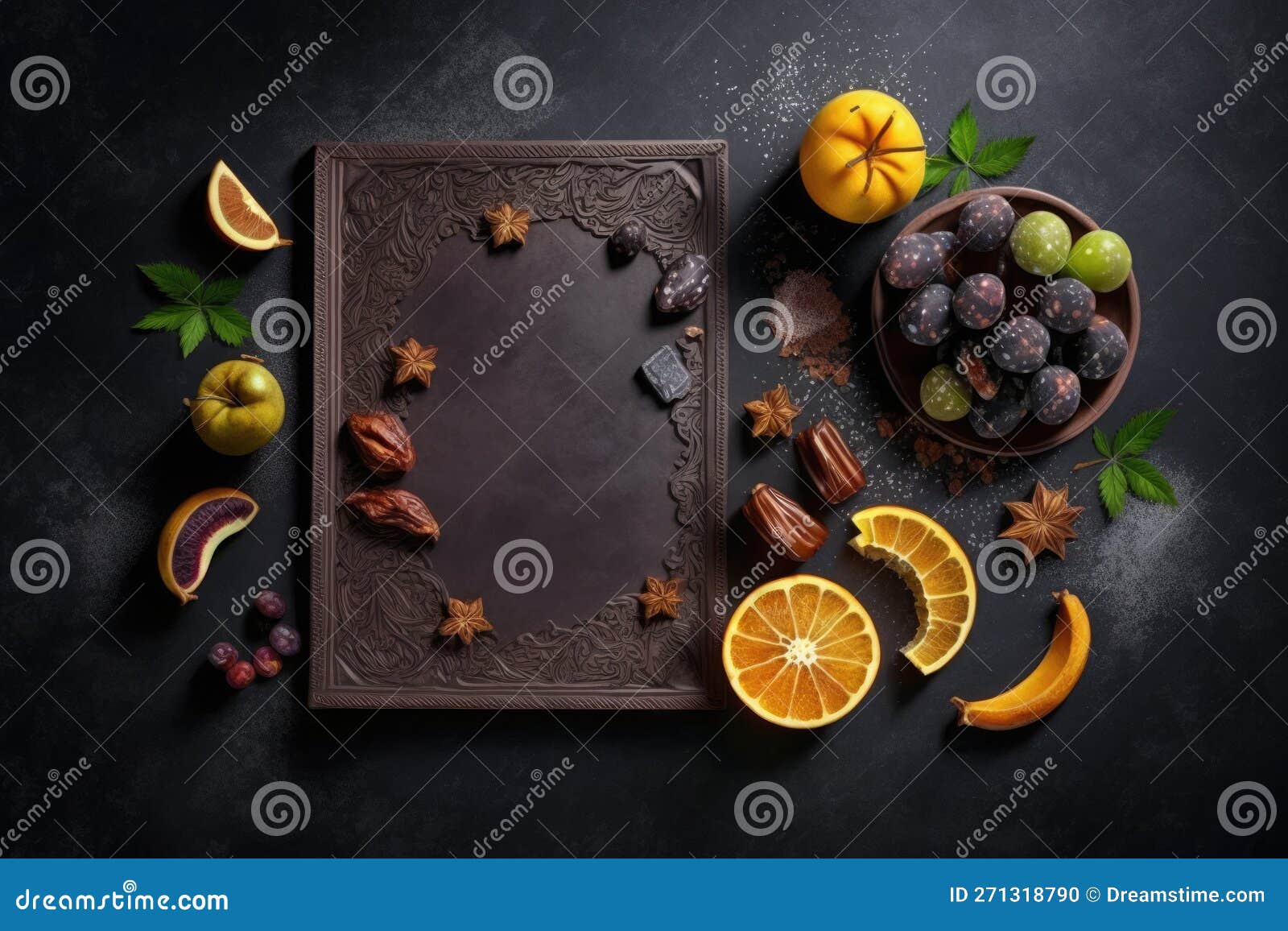 elegant ramadan greeting card 