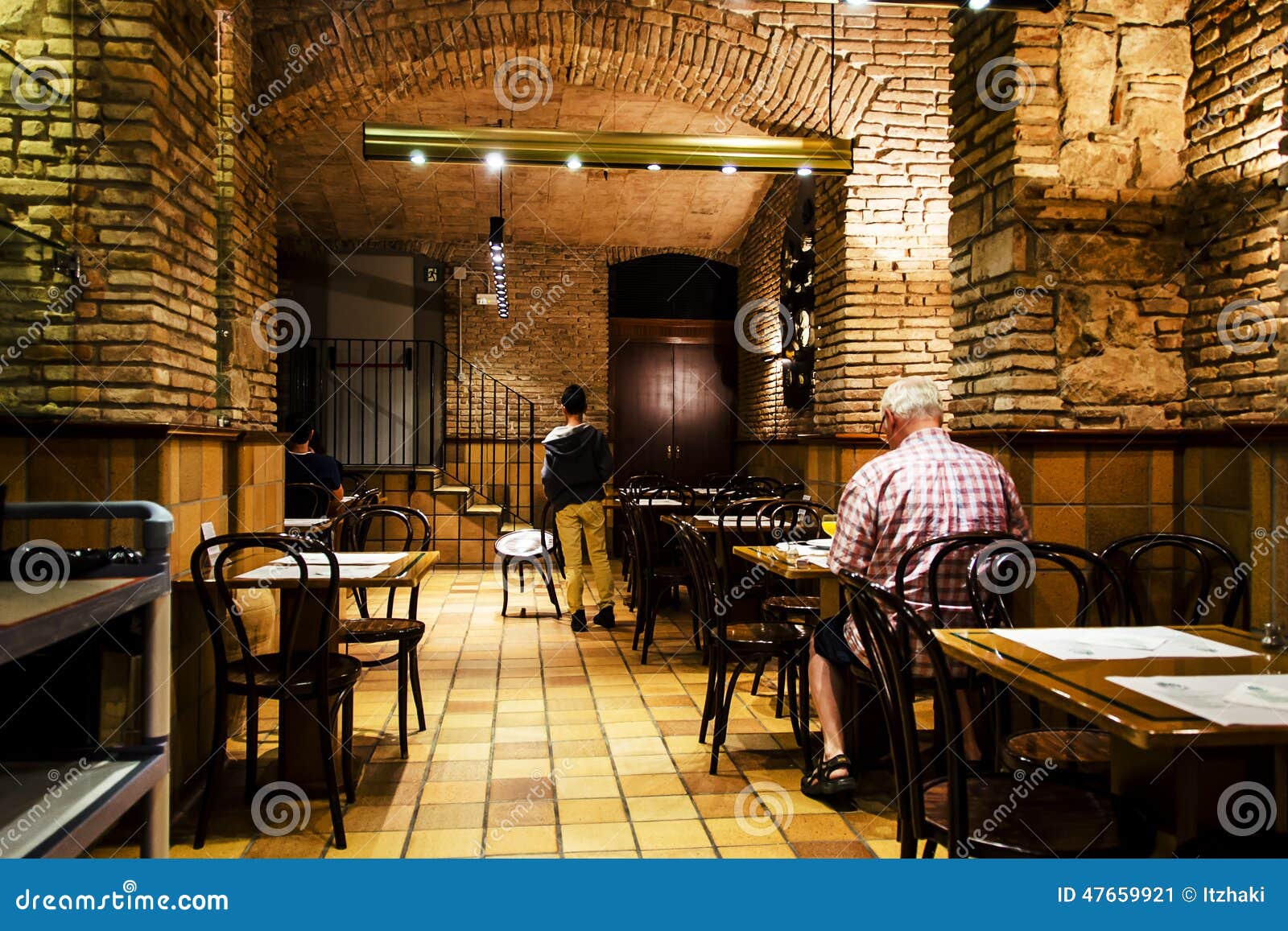 An Elegant Restaurant in Basement of an Hotel Editorial Photo - Image of  antiques, angle: 47659921