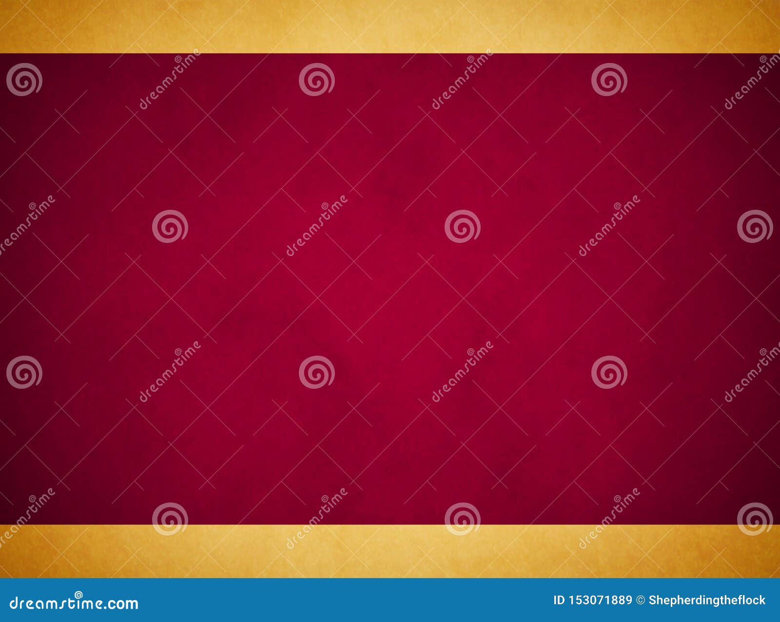 elegant rich red grunge background. rich gold header footer