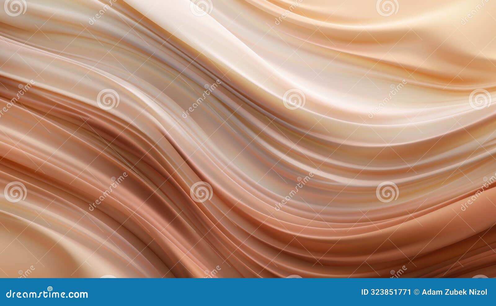 elegant satin fabric waves