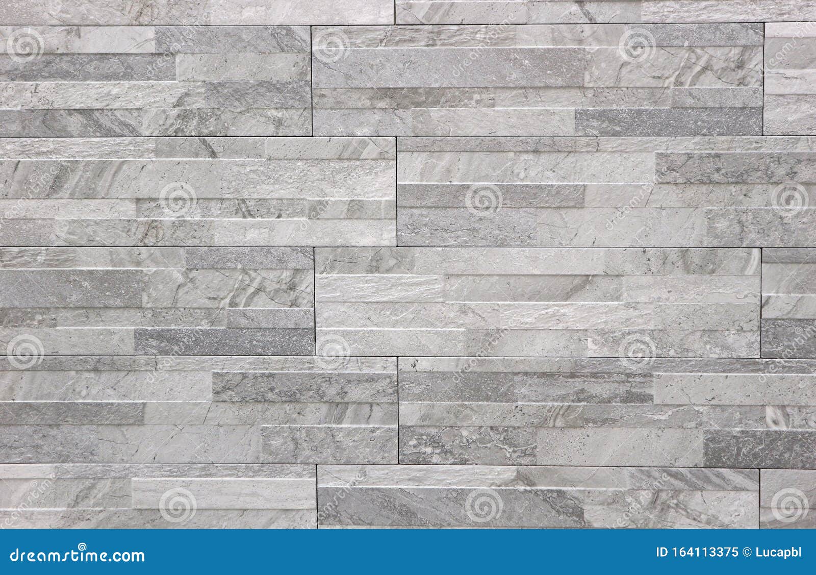 Elegant Stone Cladding Wall Made Of Gray Granite With Different Shades Stock Image Image Of Veneer Stonewall 164113375