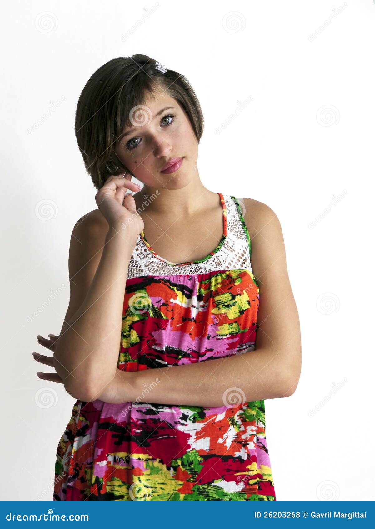 12, 13, 14 Year Old Girl with Dress on Gray Isolated Studio Background.  Elegant Teenager Child Girl in Fashion Ball Stock Image - Image of look,  dress: 271639489