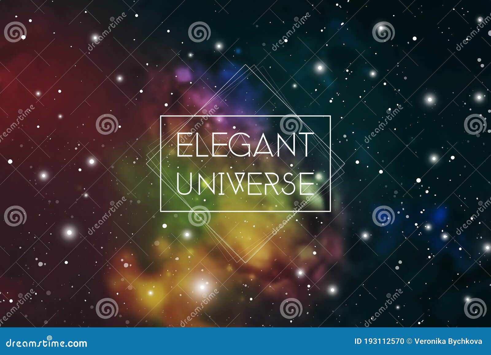 Elegant Universe Scientific Outer Space Wallpaper. Astrology Mystic Galaxy  Background. Stock Vector - Illustration of dark, science: 193112570