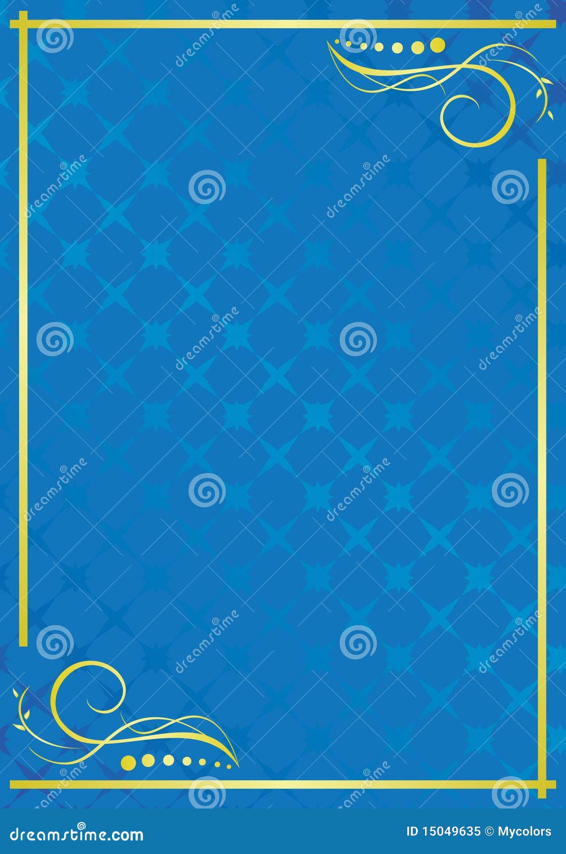 Elegant Vector Light Blue Card Stock Vector Illustration of elegant