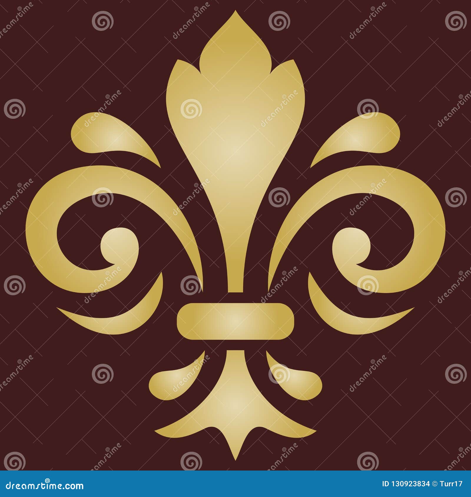 Elegant Vector Ornament in Classic Style Stock Vector - Illustration of ...