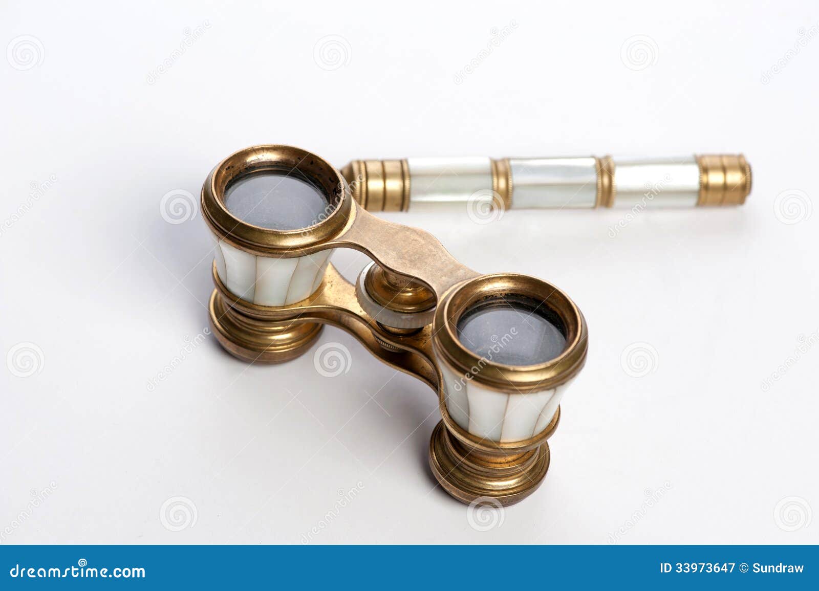 Elegant Vintage Theater Binocular Stock Image Image of binocular