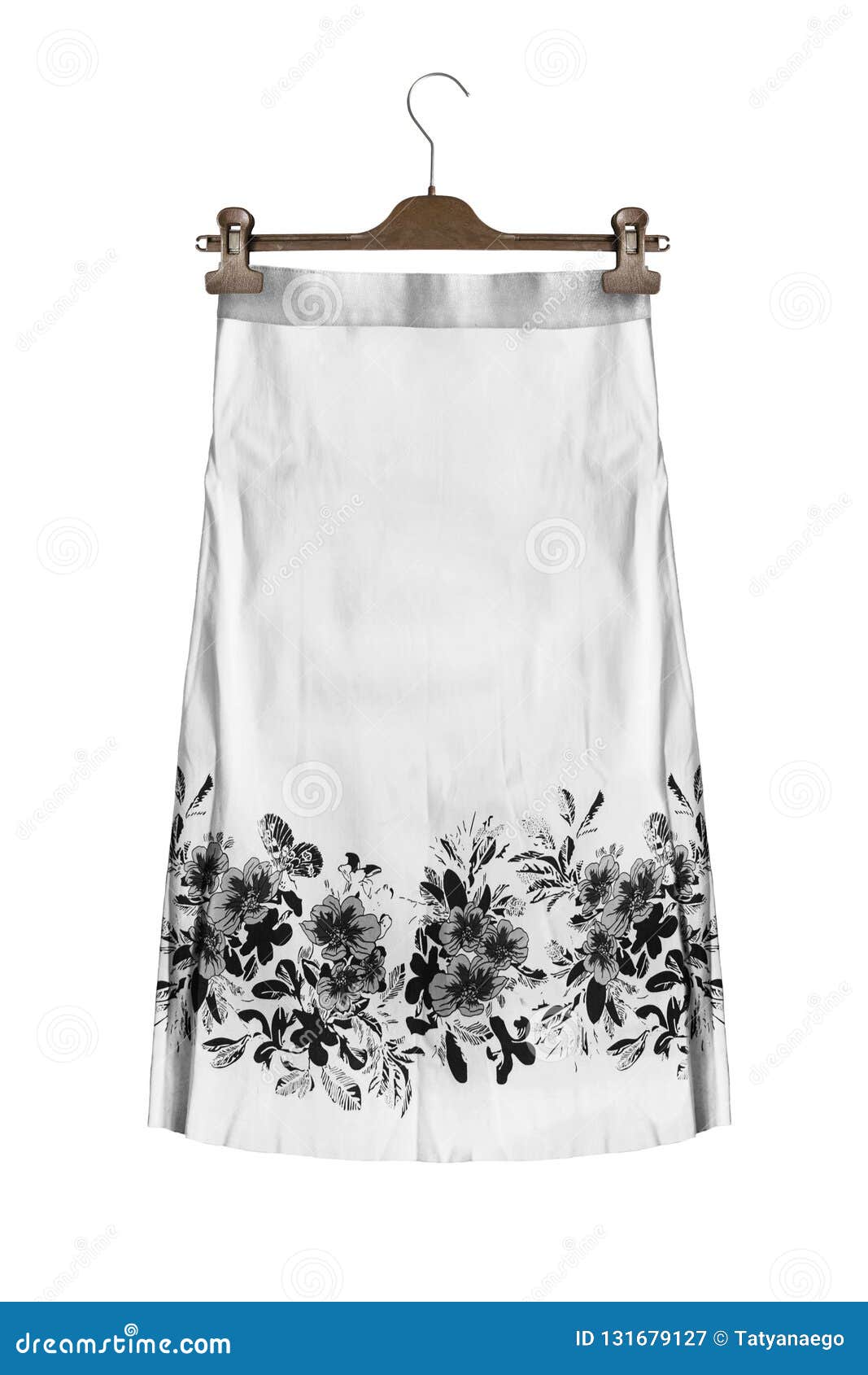 Skirt on clothes rack stock image. Image of lady, simplicity - 131679127