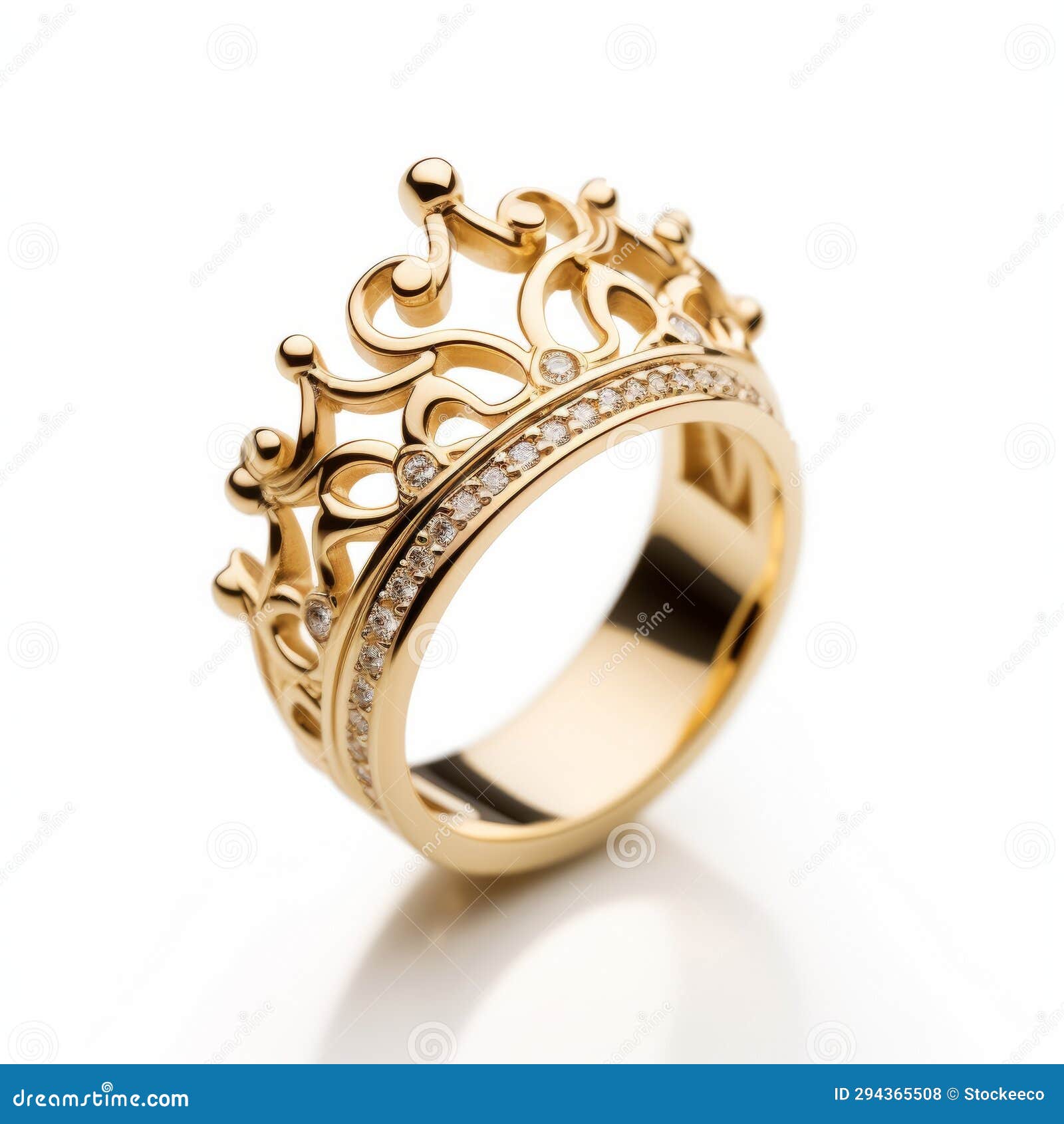 Princess Crown Silver Ring – Jewllery Design
