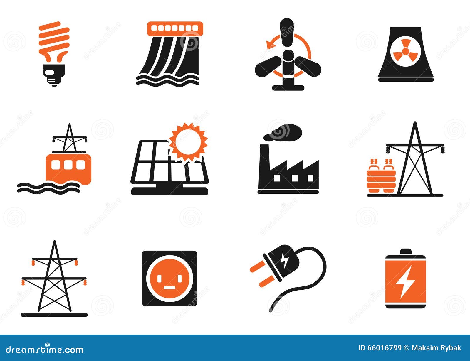 Elektriciteits eenvoudig pictogrammen. Elektriciteits eenvoudige pictogrammen voor Web en gebruikersinterface