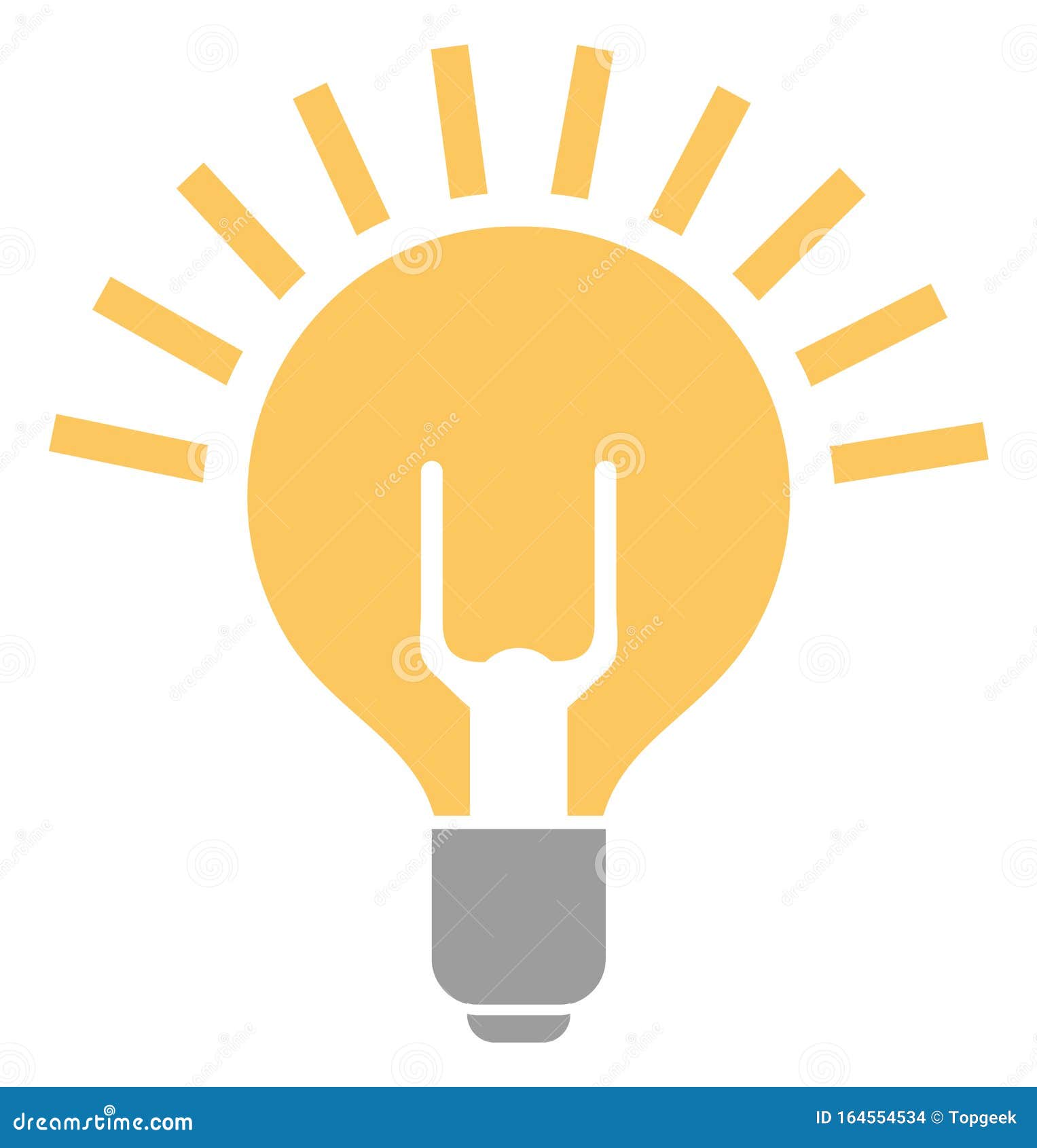 Meenemen Interpreteren merknaam Elektrisch Lampje Nieuw Ideumsymbool, Geïsoleerd Op Wit Vector Illustratie  - Illustration of tekening, idee: 164554534