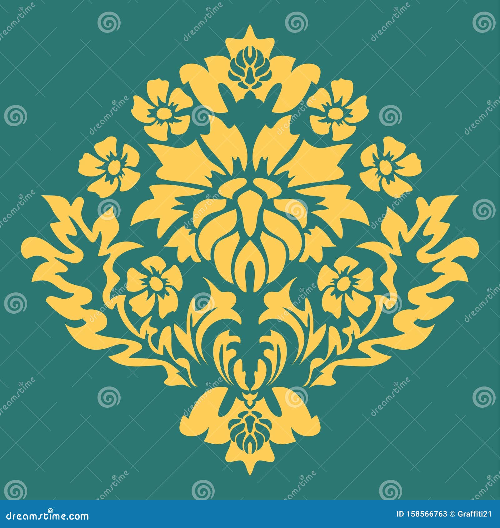 Element Damask Pattern in Line Art Style. Wallpaper Baroque. Vector Ornamental Template. Decorative Damask Pattern Stock Vector - Illustration of arabic, islamic: 158566763 Element Damask Pattern in Line Art Style. Wallpaper Baroque. Vector Ornamental Template. Decorative Damask Pattern Stock Vector - Illustration of arabic, islamic: 158566763